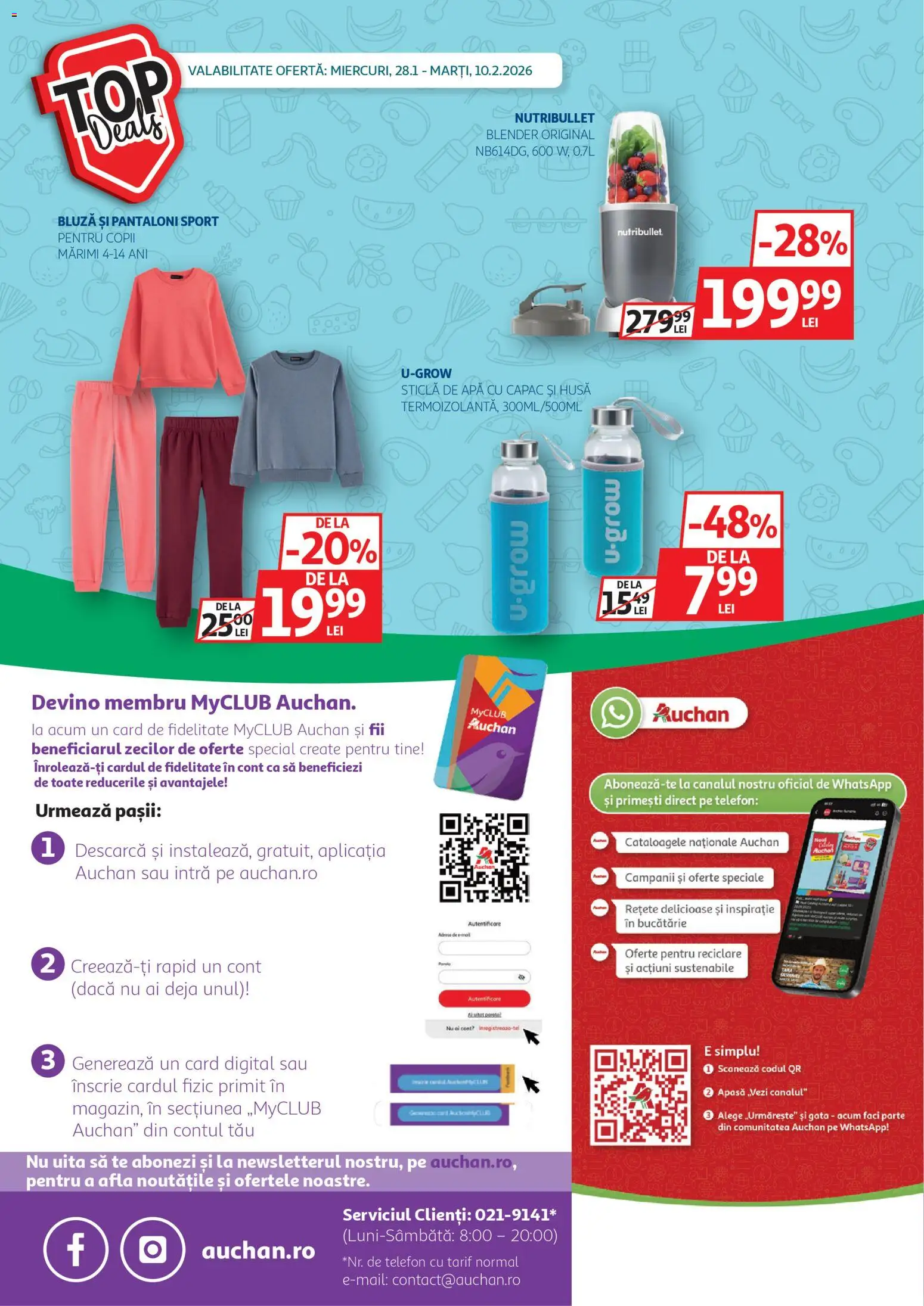 Catalog Auchan 28 Ianuarie - 9 Februarie 2026 | Pagina 24 | Produse: Blender, Bucătărie, Bluză, Pantaloni