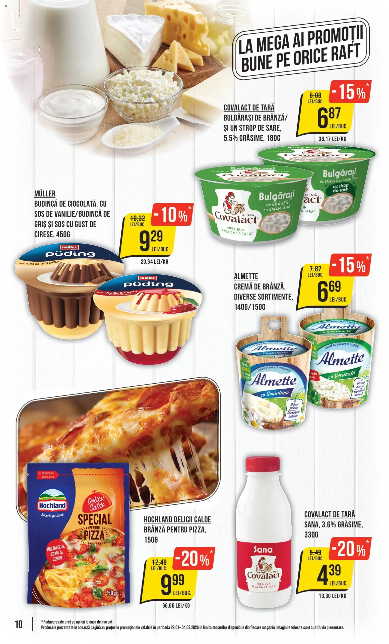 Catalog Mega Image 29 Ianuarie - 3 Februarie 2026 | Pagina 10 | Produse: Raft, Brânză, Smântână, Sos