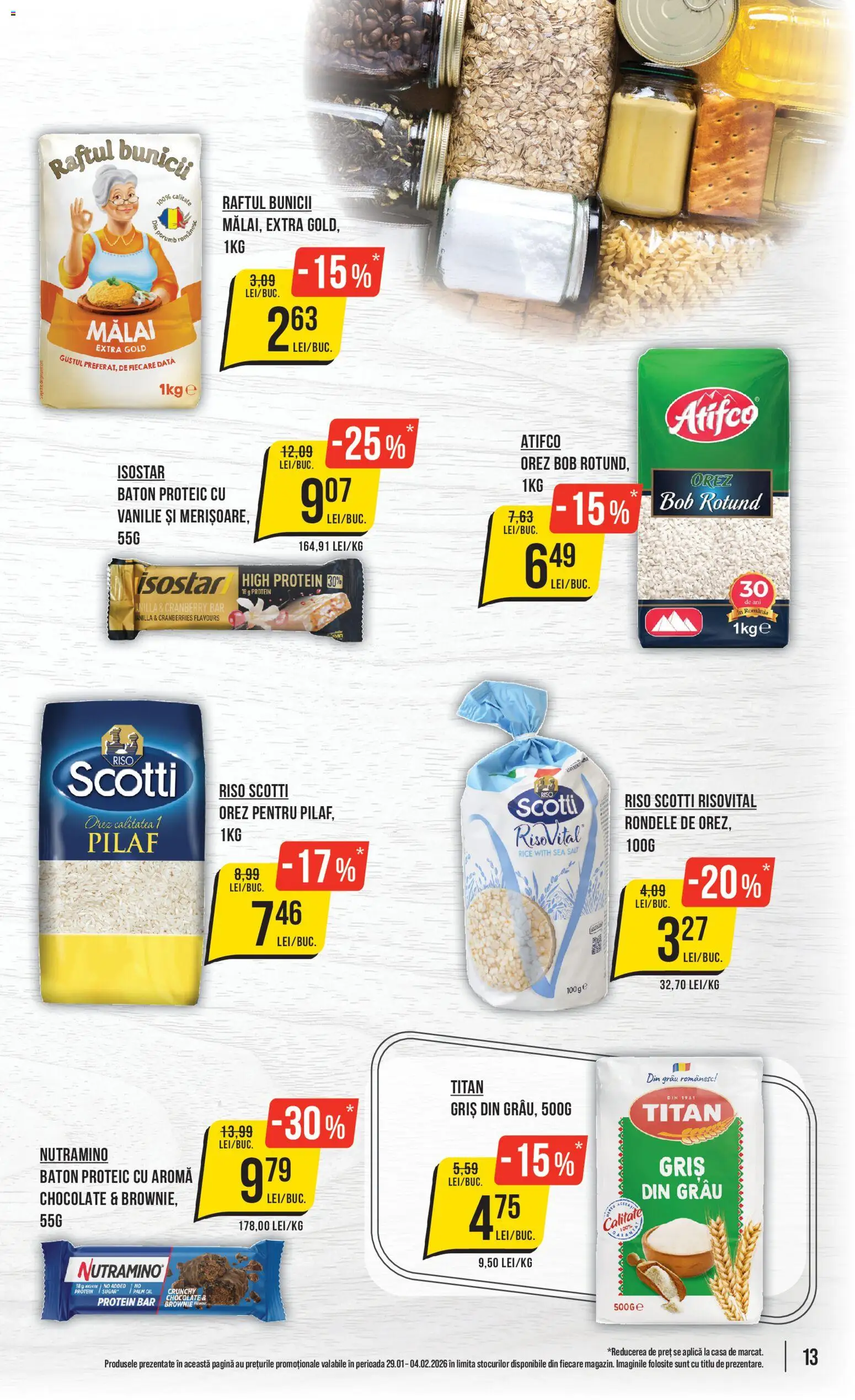 Catalog Mega Image 29 Ianuarie - 3 Februarie 2026 | Pagina 13 | Produse: Orez, Mălai, Porumb