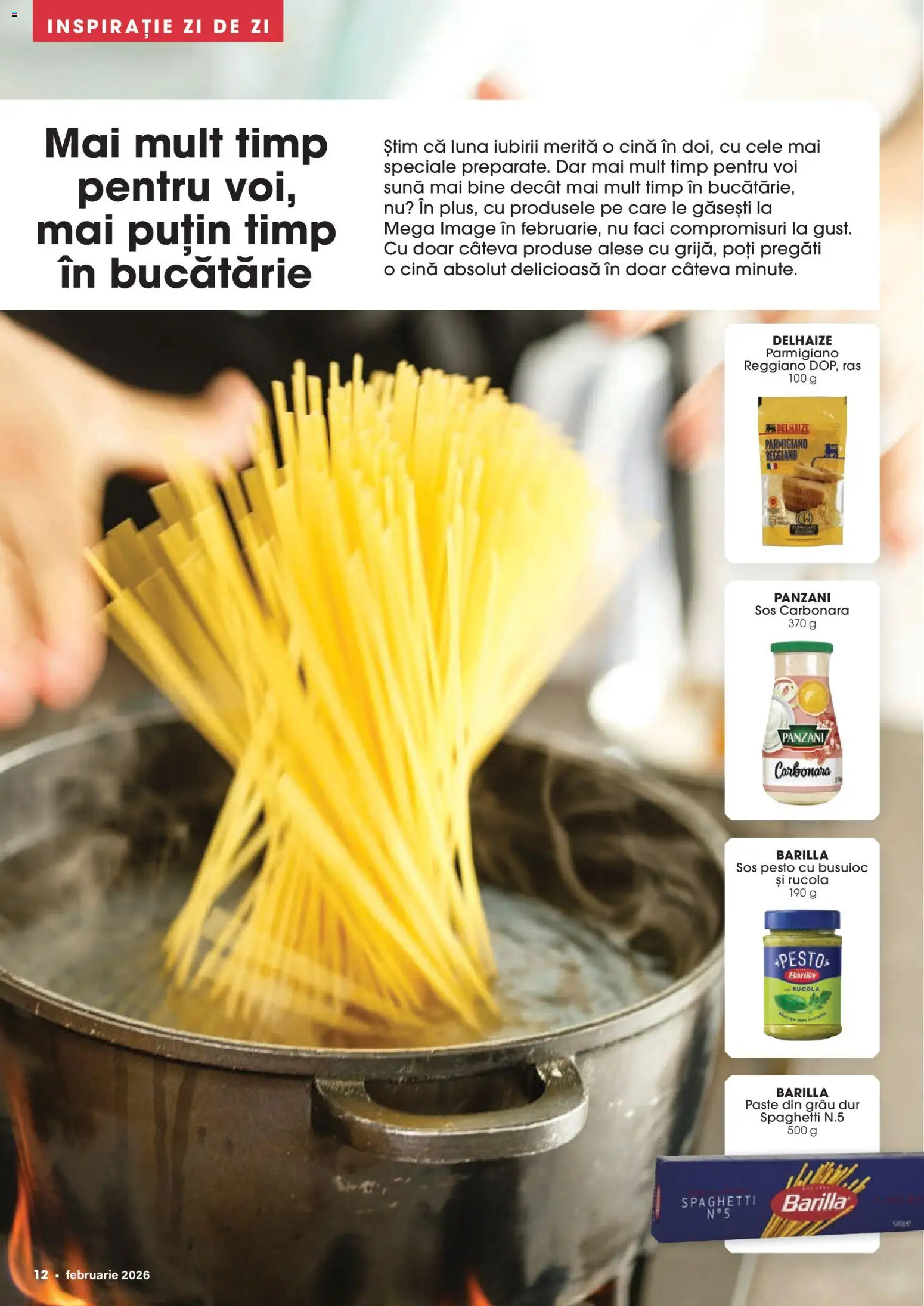 Catalog Mega Image 29 Ianuarie - 23 Februarie 2026 | Pagina 12 | Produse: Bucătărie, Paste, Sos