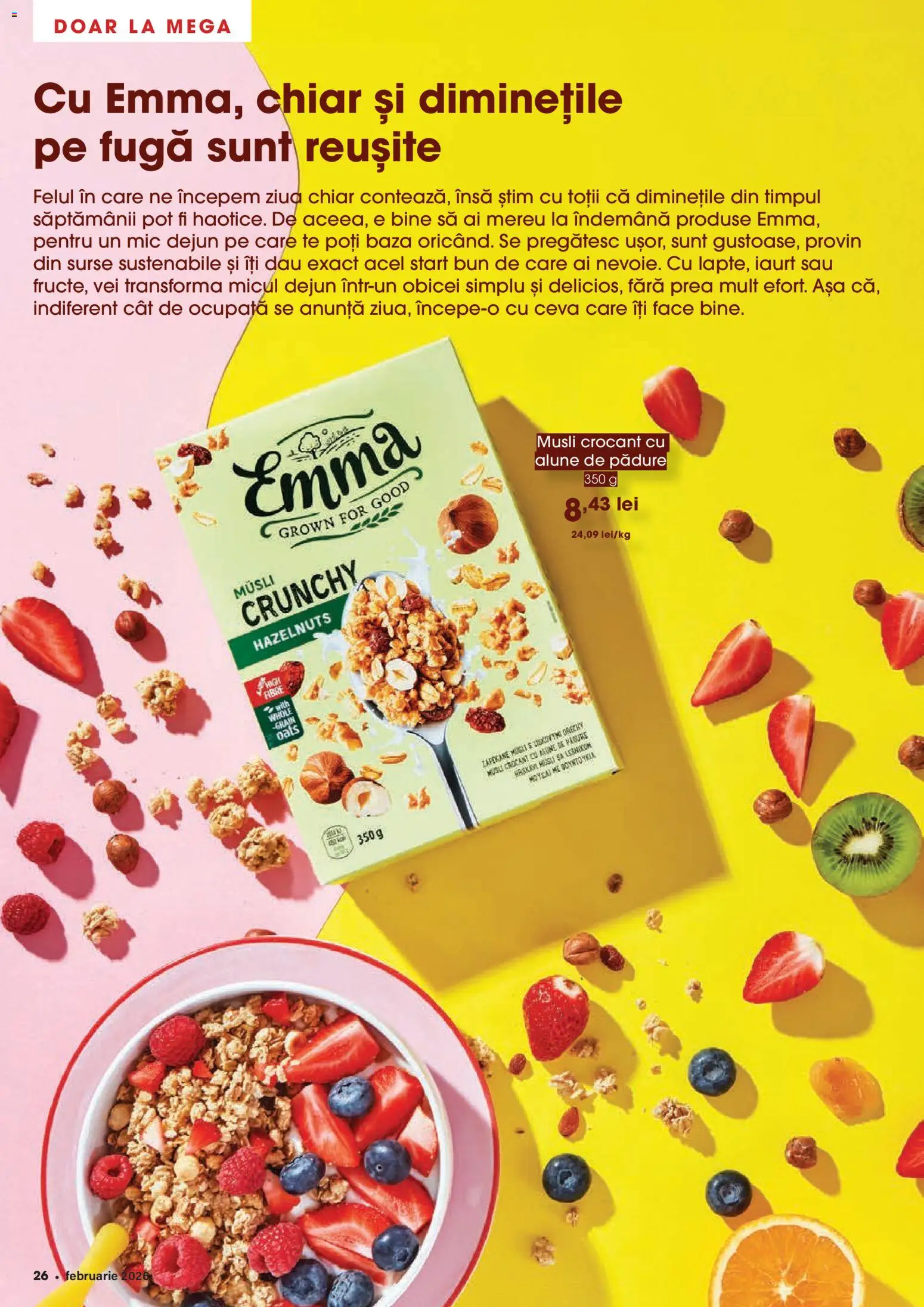 Catalog Mega Image 29 Ianuarie - 23 Februarie 2026 | Pagina 26 | Produse: Alune, Iaurt