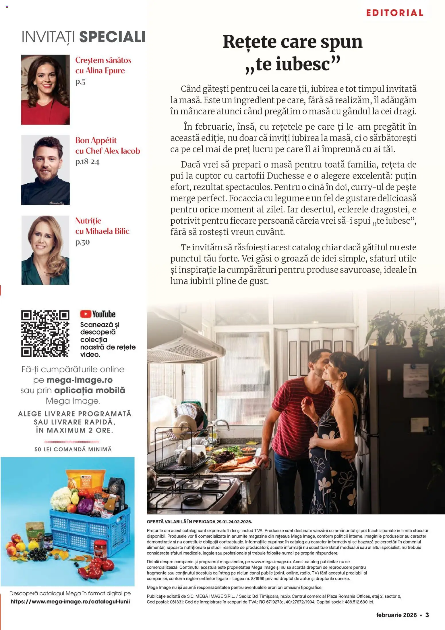 Catalog Mega Image 29 Ianuarie - 23 Februarie 2026 | Pagina 3 | Produse: Cuptor, Masă, Pește, Legume
