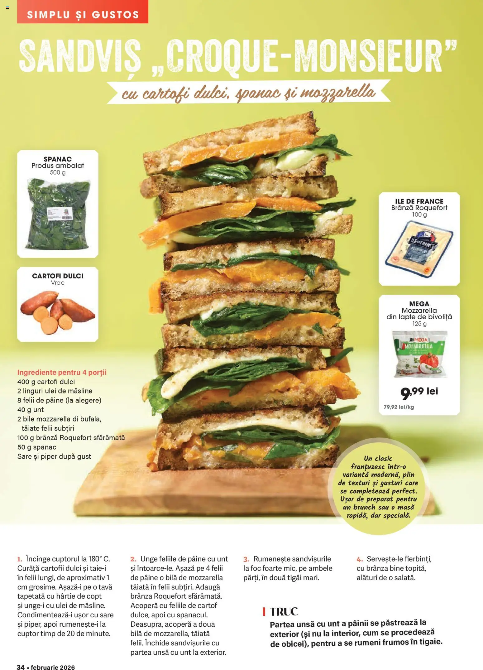 Catalog Mega Image 29 Ianuarie - 23 Februarie 2026 | Pagina 34 | Produse: Linguri, Masă, Unt, Brânză