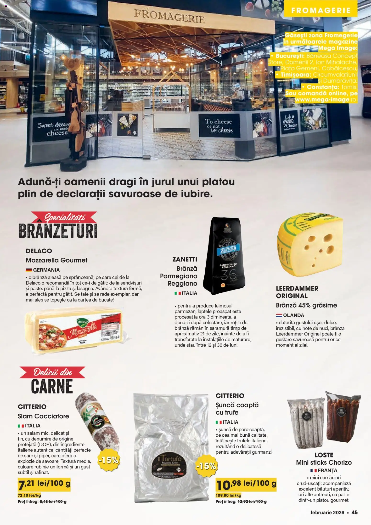 Catalog Mega Image 29 Ianuarie - 23 Februarie 2026 | Pagina 45 | Produse: Brânză, Salam, Șuncă, Sare