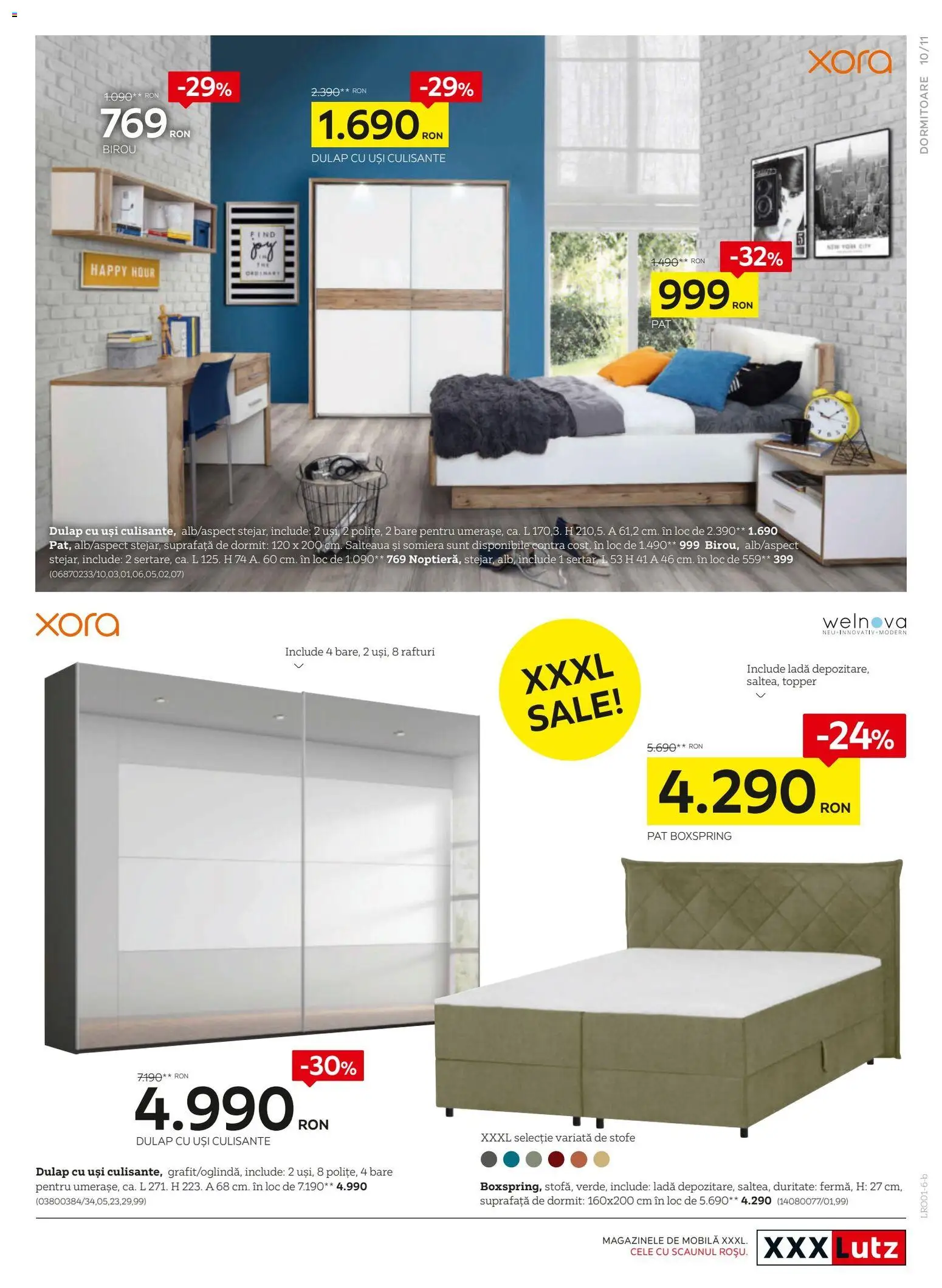 Catalog XXXLutz 19 Ianuarie - 7 Februarie 2026 | Pagina 11 | Produse: Çikolatalı gofret, Pat, Topper