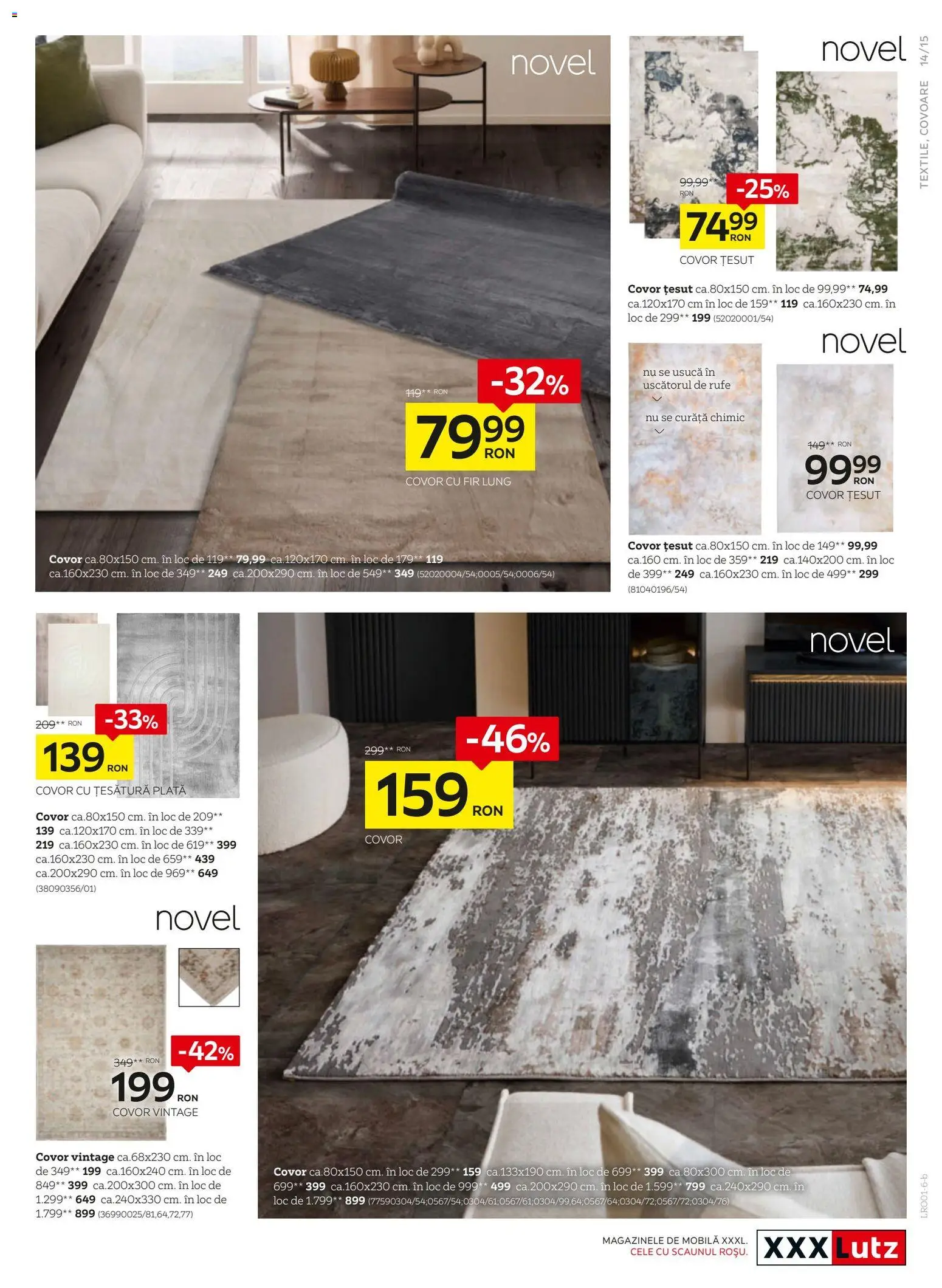 Catalog XXXLutz 19 Ianuarie - 7 Februarie 2026 | Pagina 15 | Produse: Covor