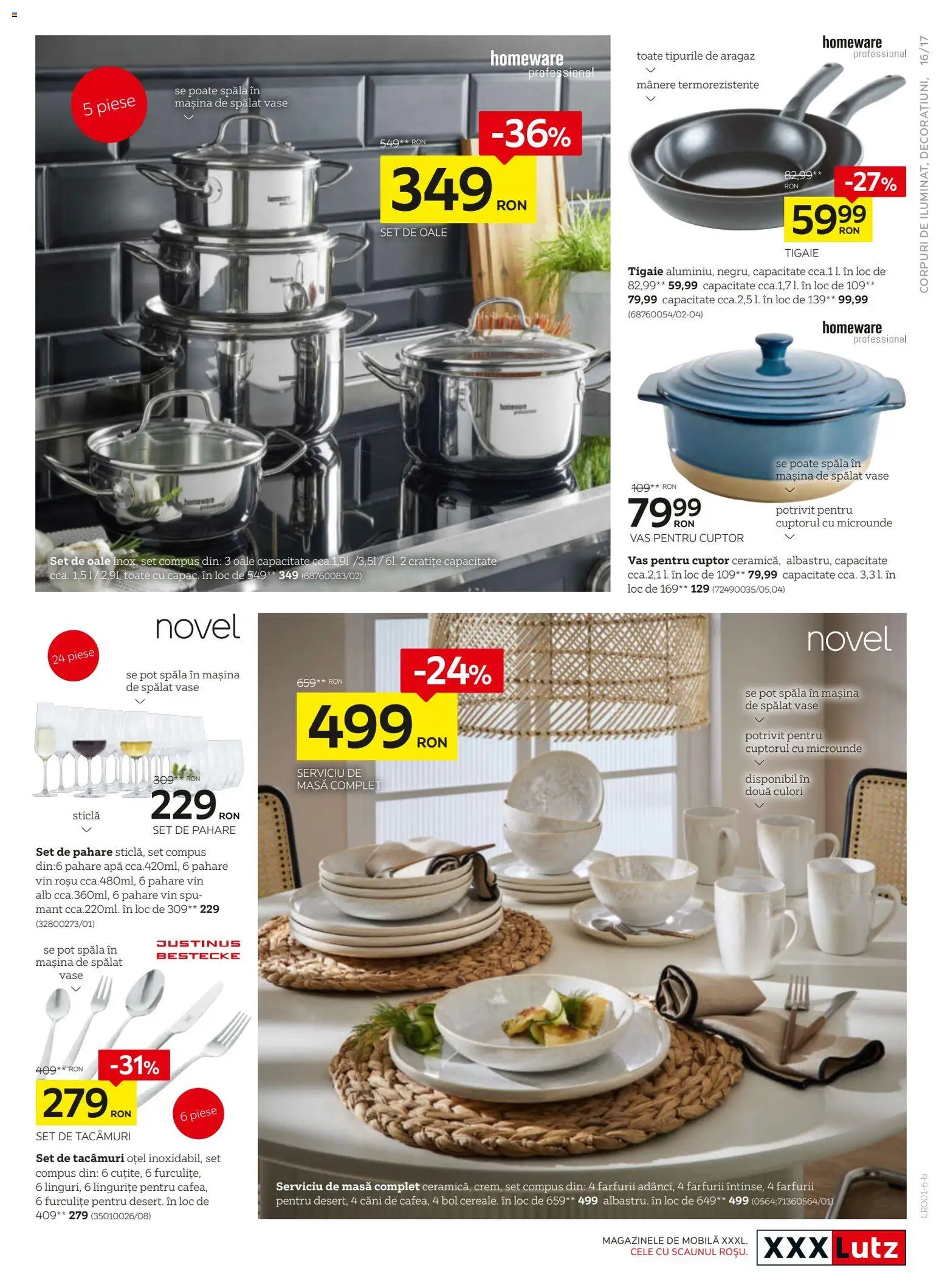 Catalog XXXLutz 19 Ianuarie - 7 Februarie 2026 | Pagina 17 | Produse: Mașină De Spălat, Cuptor, Tigaie, Apă