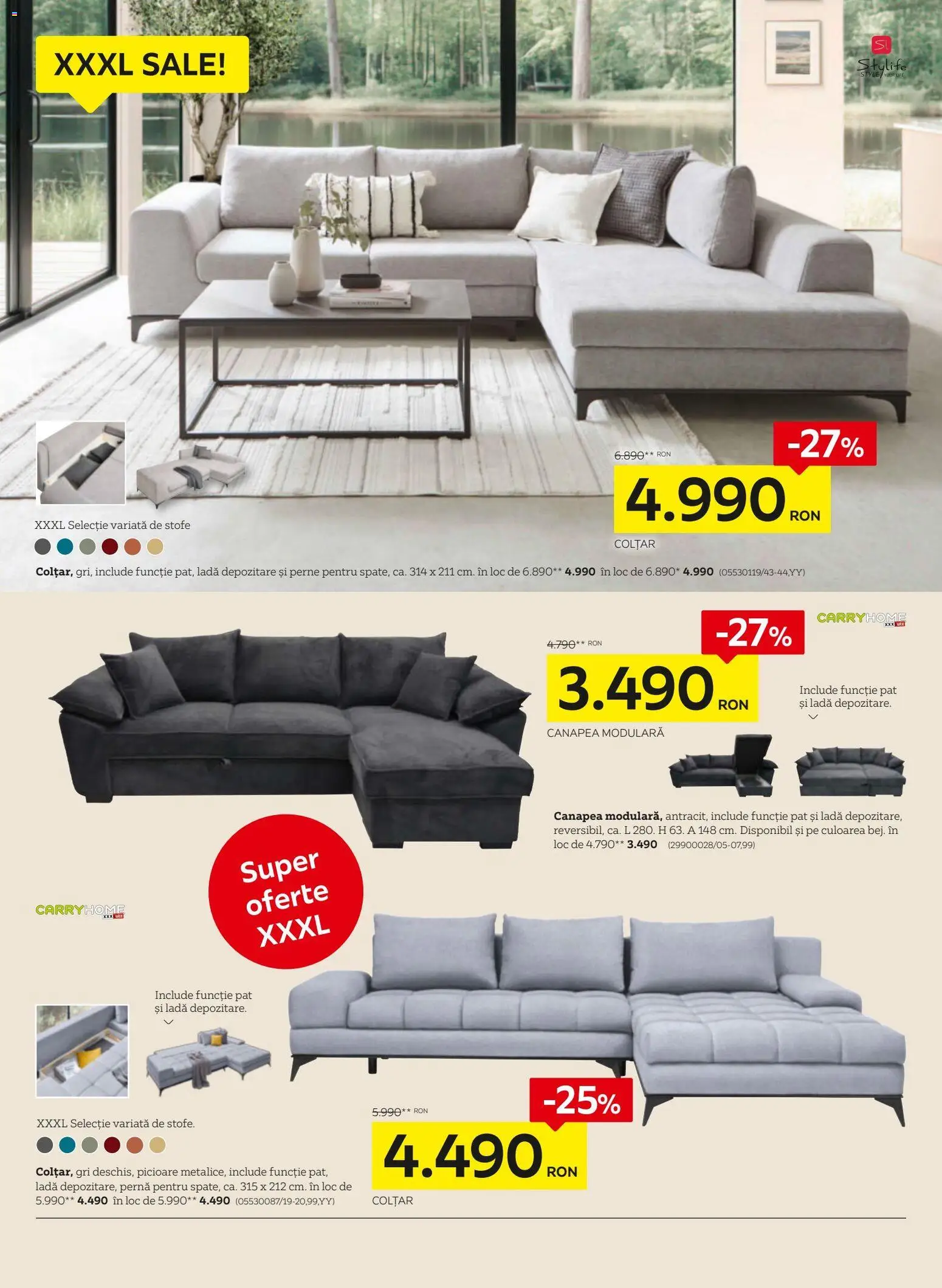 Catalog XXXLutz 19 Ianuarie - 7 Februarie 2026 | Pagina 6 | Produse: Delgeç, Pernă, Canapea, Colțar