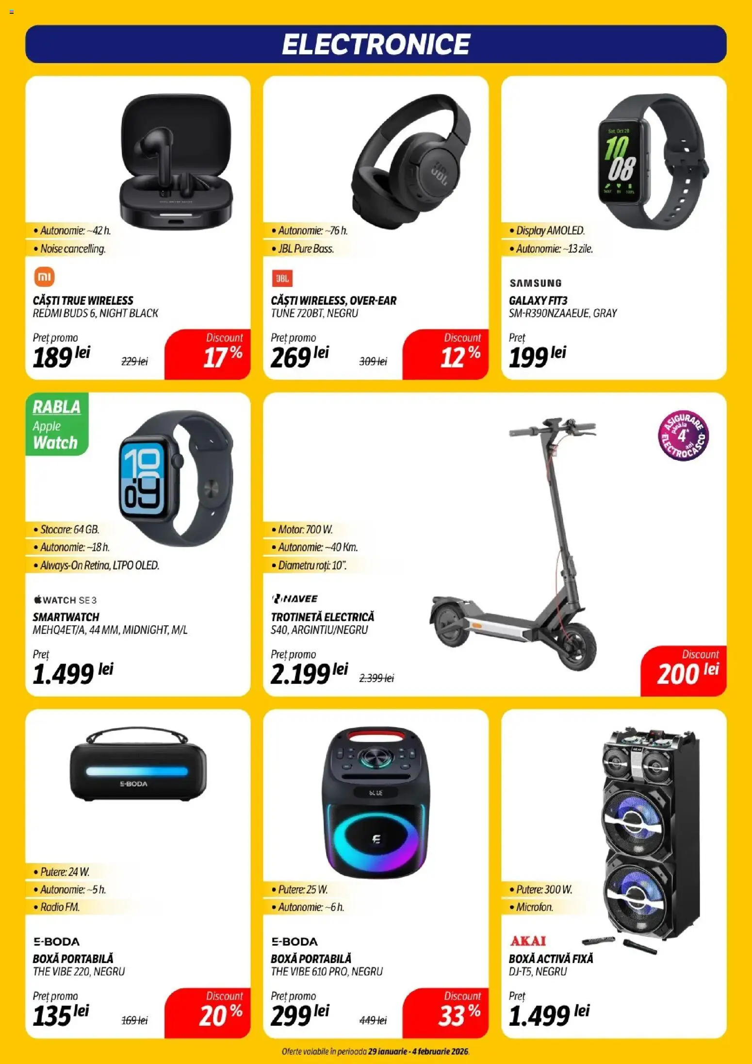 Catalog Flanco 29 Ianuarie - 3 Februarie 2026 | Pagina 12 | Produse: Căști, Smartwatch, Apple, Boxă portabilă