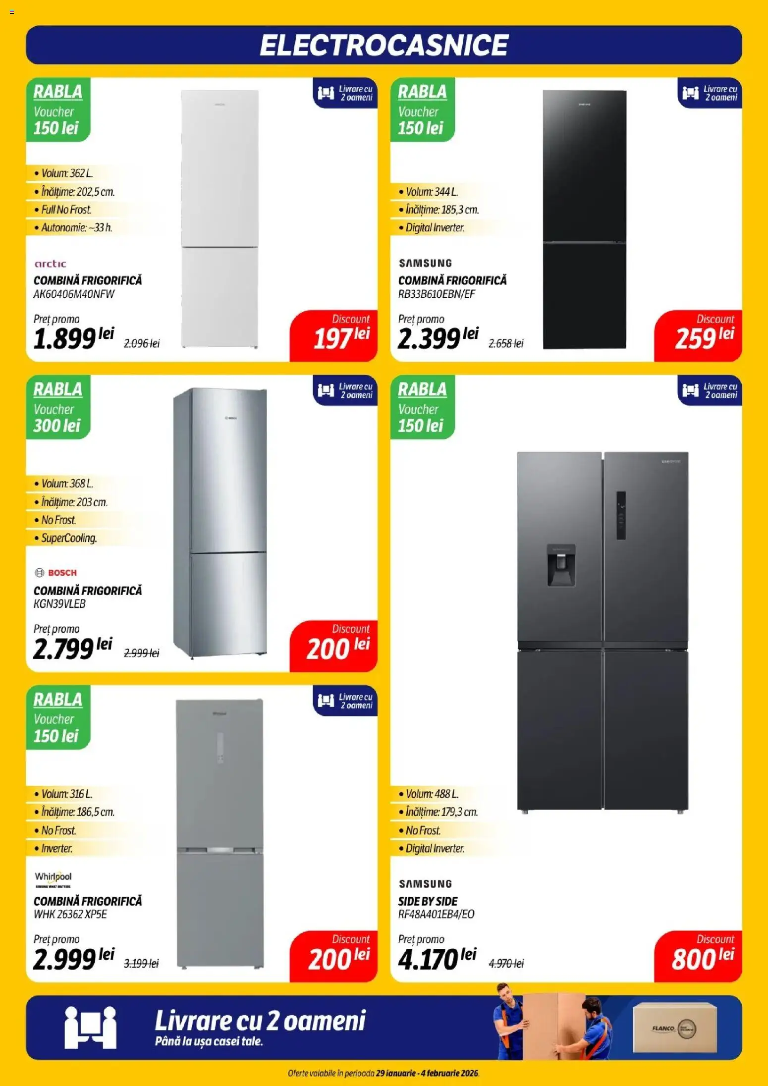 Catalog Flanco 29 Ianuarie - 3 Februarie 2026 | Pagina 16 | Produse: Ușă, Combină frigorifică