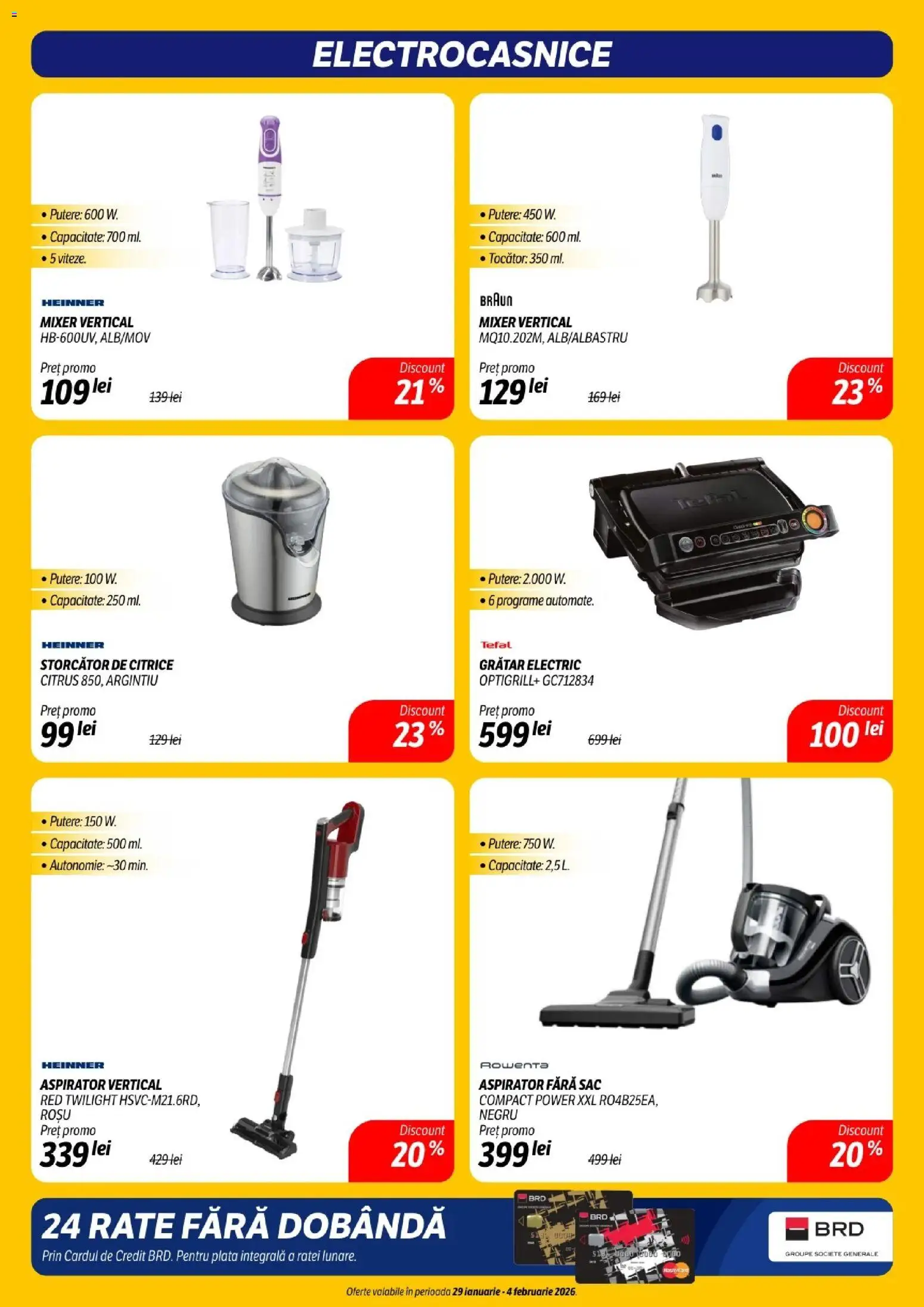 Catalog Flanco 29 Ianuarie - 3 Februarie 2026 | Pagina 18 | Produse: Aspirator, Mixer, Storcător, Tocător