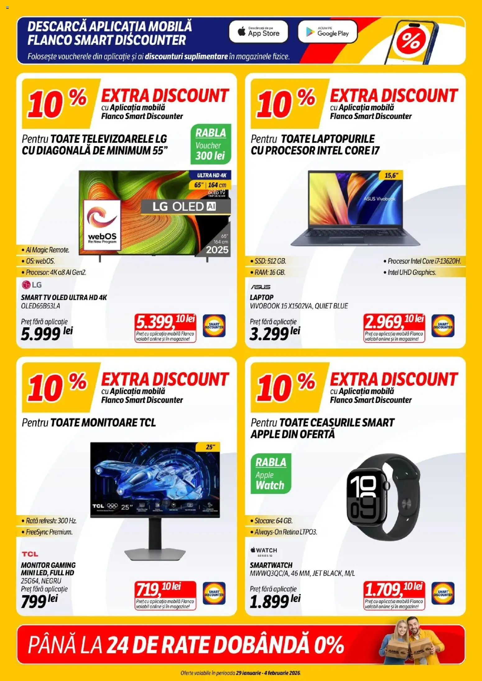 Catalog Flanco 29 Ianuarie - 3 Februarie 2026 | Pagina 2 | Produse: Laptop, Monitor, Smartwatch, Apple
