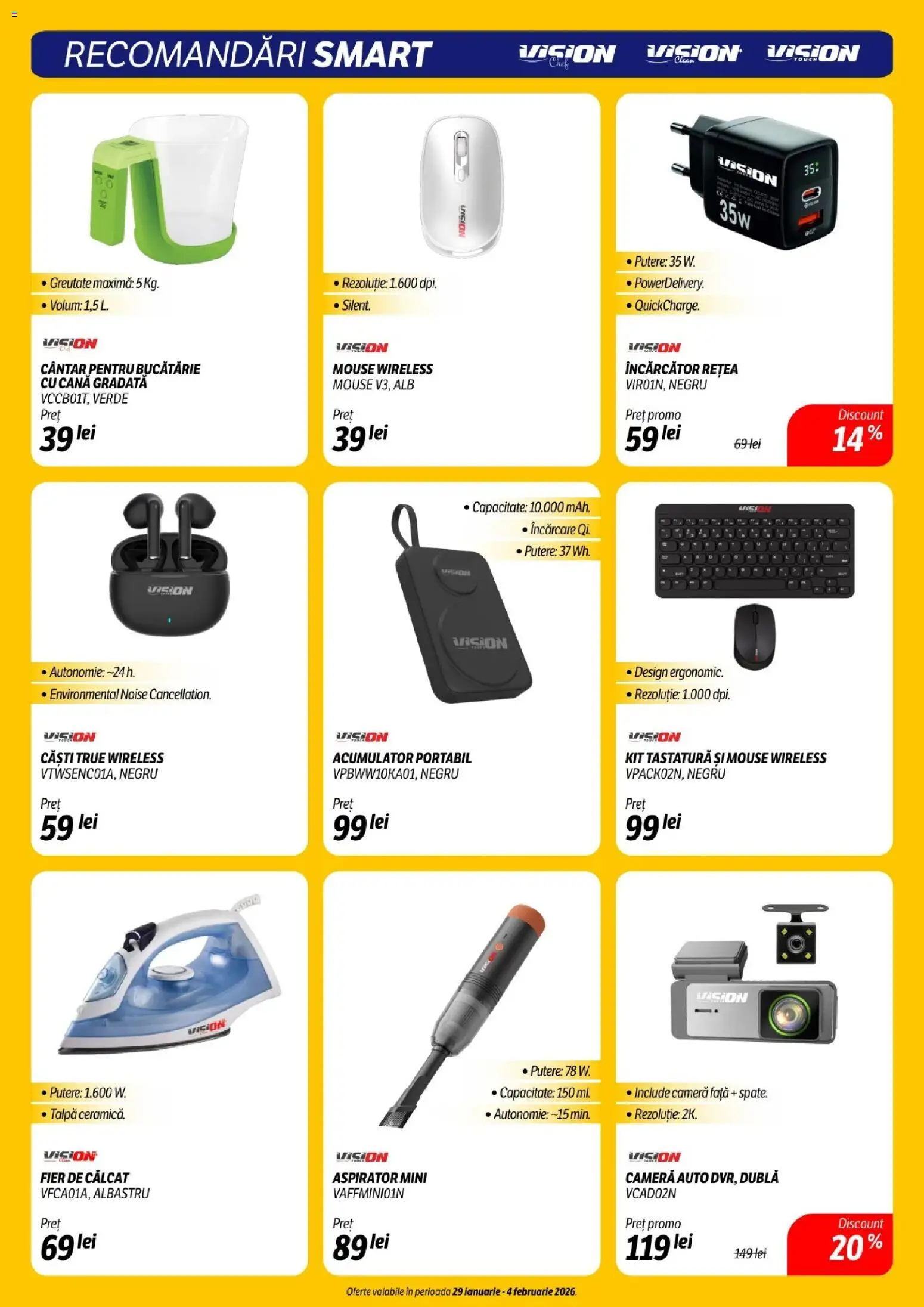 Catalog Flanco 29 Ianuarie - 3 Februarie 2026 | Pagina 22 | Produse: Tastatură, Fier de călcat, Căști, Bucătărie