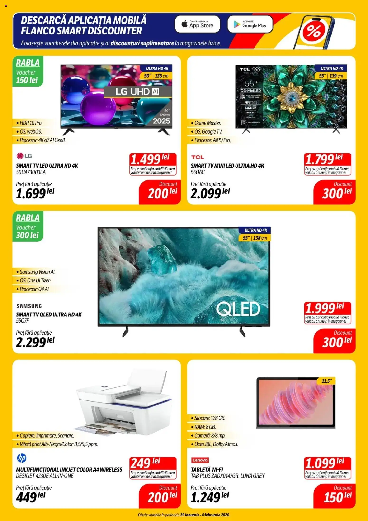 Catalog Flanco 29 Ianuarie - 3 Februarie 2026 | Pagina 4 | Produse: Tabletă, Cameră, Babak