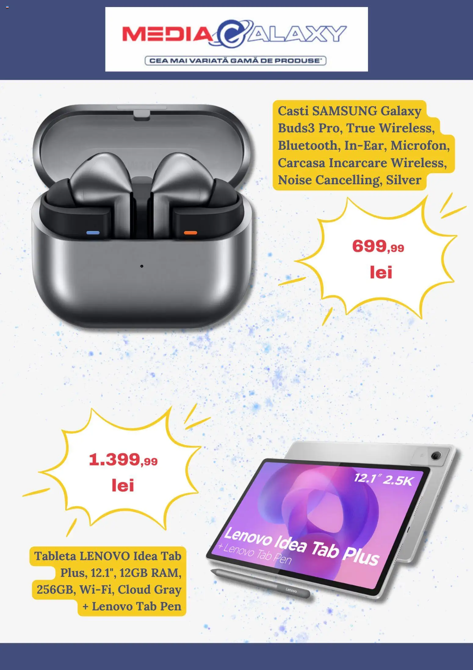 Catalog Media Galaxy 29 Ianuarie - 3 Februarie 2026 | Pagina 2 | Produse: Tabletă, Căști, Carcasă
