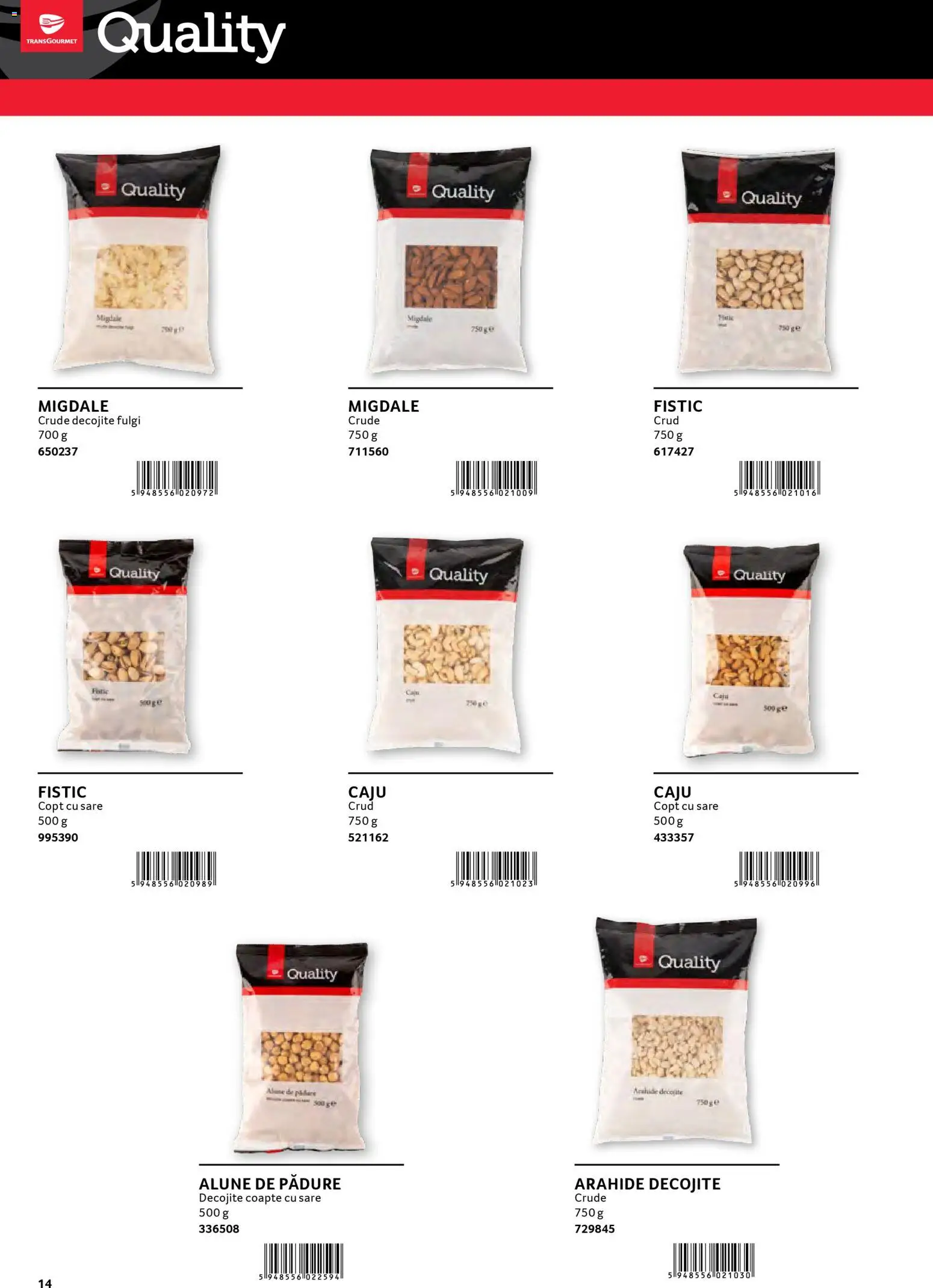 Catalog Selgros 30 2026 - 30 Ianuarie 2027 | Pagina 14 | Produse: Arahide, Alune, Fulgi, Sare