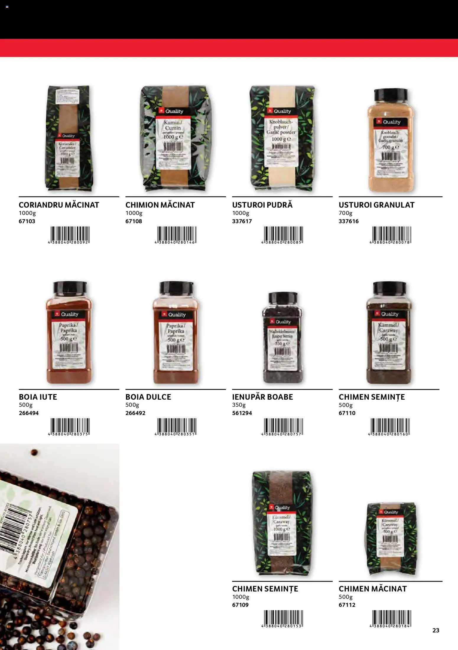 Catalog Selgros 30 2026 - 30 Ianuarie 2027 | Pagina 23 | Produse: Pudră, Semințe, Usturoi