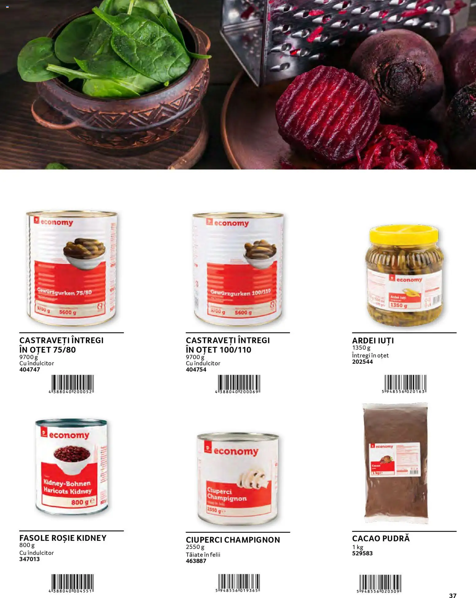 Catalog Selgros 30 2026 - 30 Ianuarie 2027 | Pagina 37 | Produse: Ciuperci, Ardei, Cacao, Castraveți