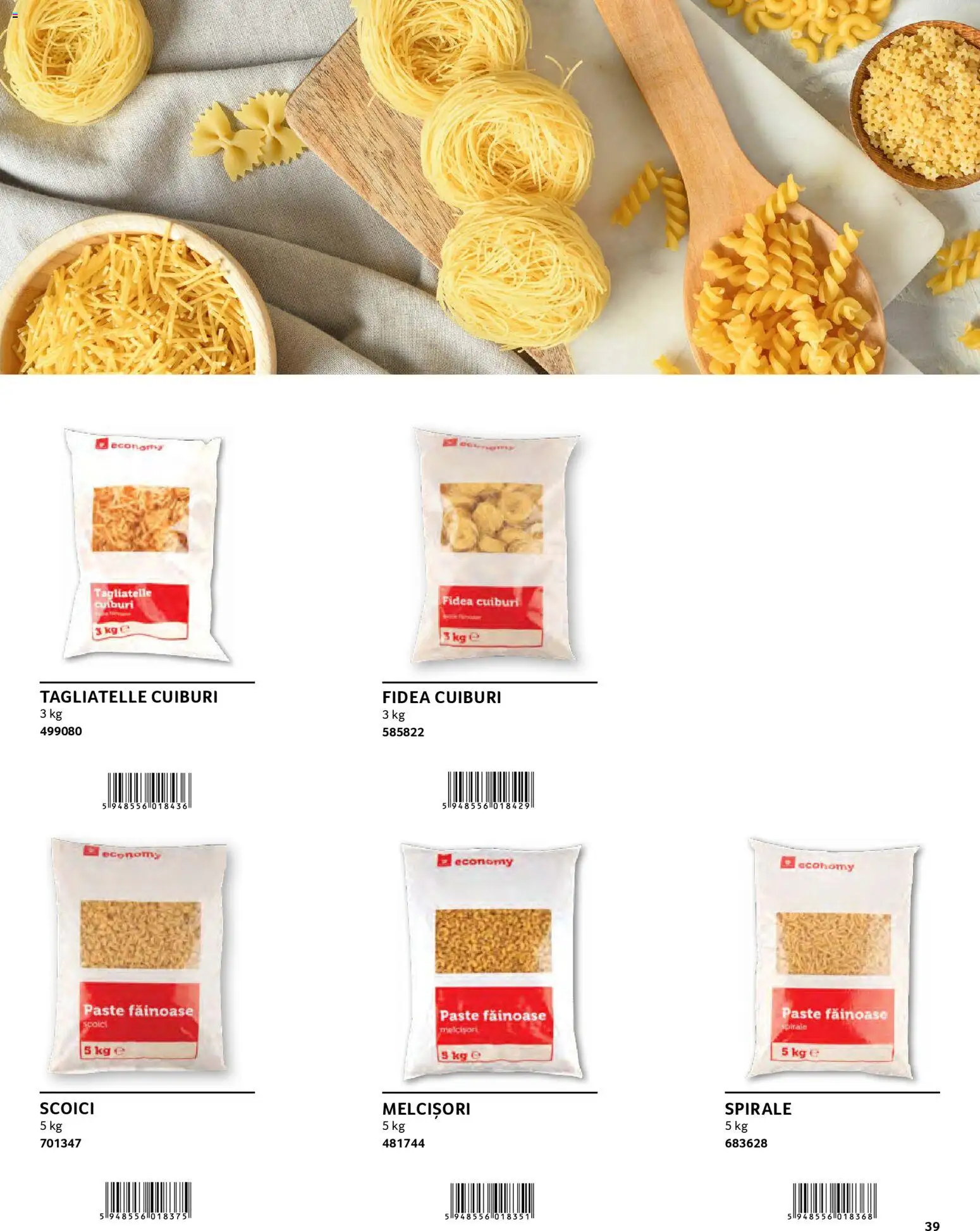 Catalog Selgros 30 2026 - 30 Ianuarie 2027 | Pagina 39 | Produse: Paste