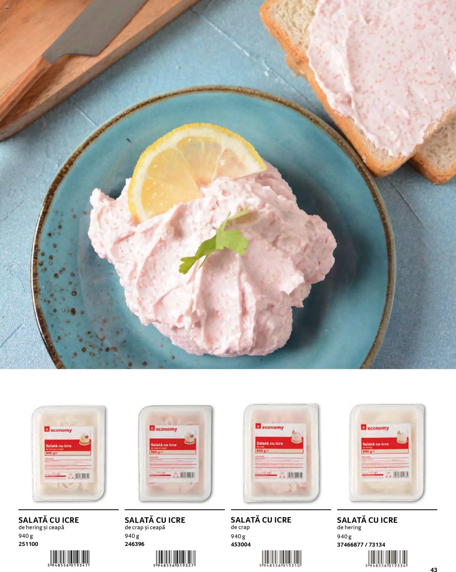 Catalog Selgros 30 2026 - 30 Ianuarie 2027 | Pagina 43 | Produse: Salată cu icre, Salată, Ceapă