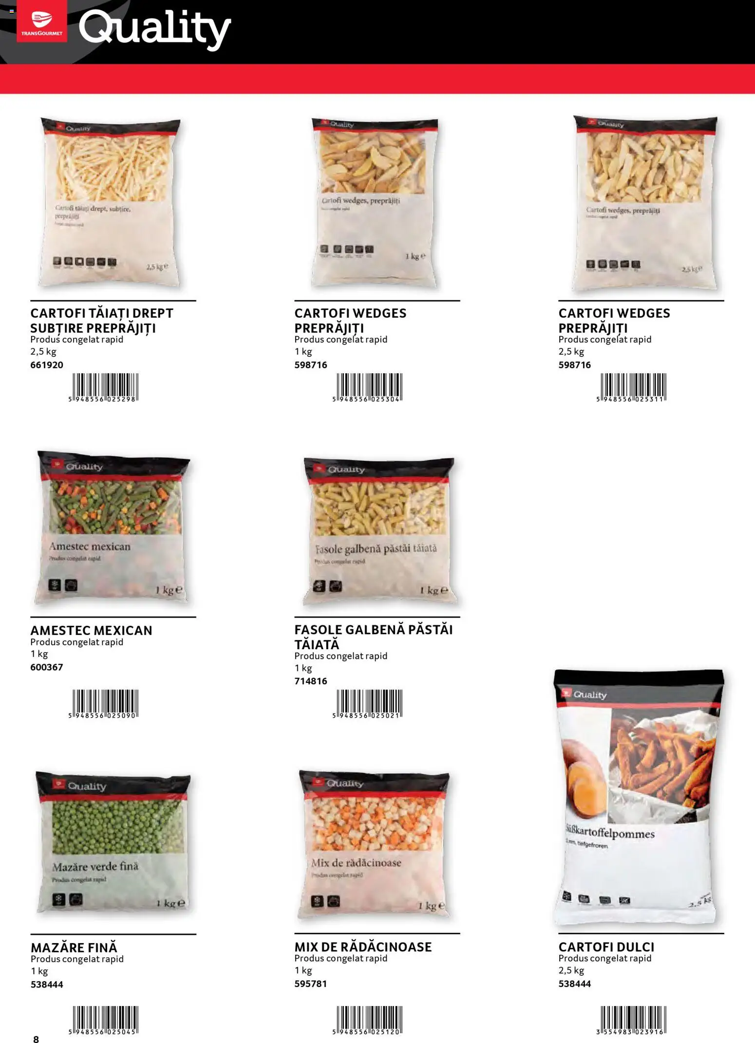 Catalog Selgros 30 2026 - 30 Ianuarie 2027 | Pagina 8 | Produse: Mazăre, Taneli organik hardal, Cartofi