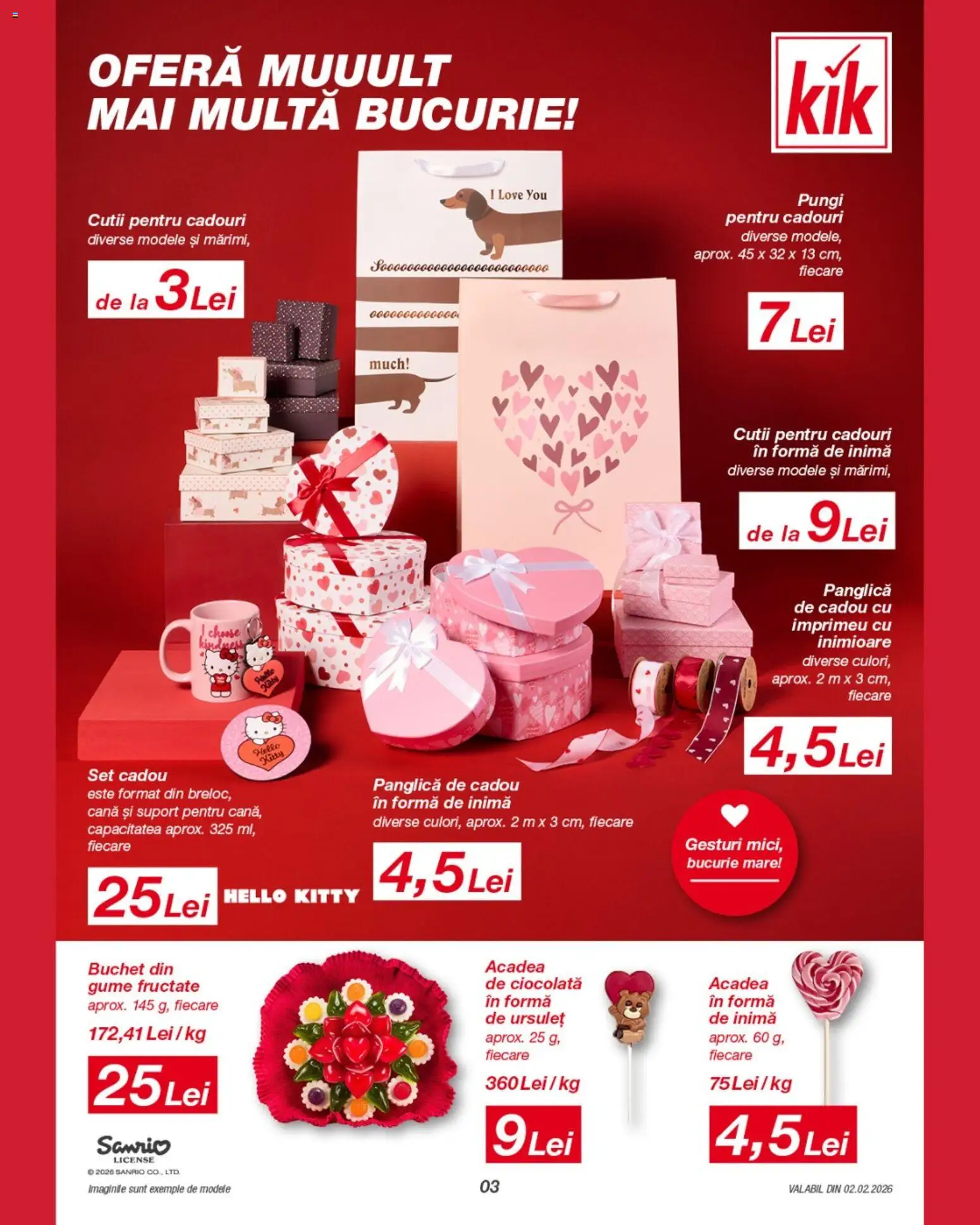 Catalog Kik 2 - 14 Februarie 2026 | Pagina 3 | Produse: Ciocolată