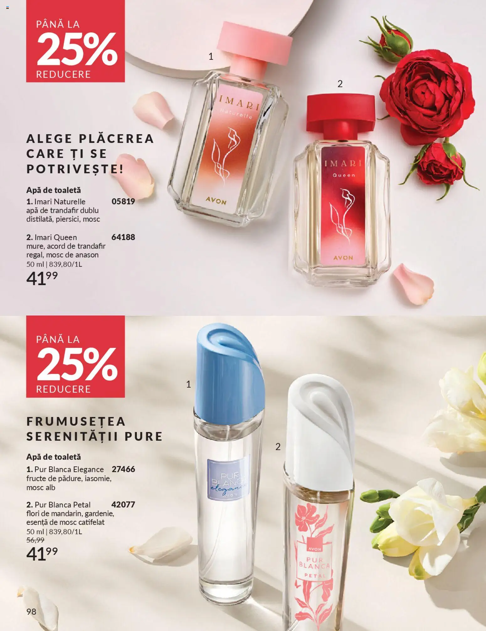 Catalog Avon 1 - 27 Februarie 2026 | Pagina 100 | Produse: Trandafir, Toaletă, Apă de toaletă, Fructe