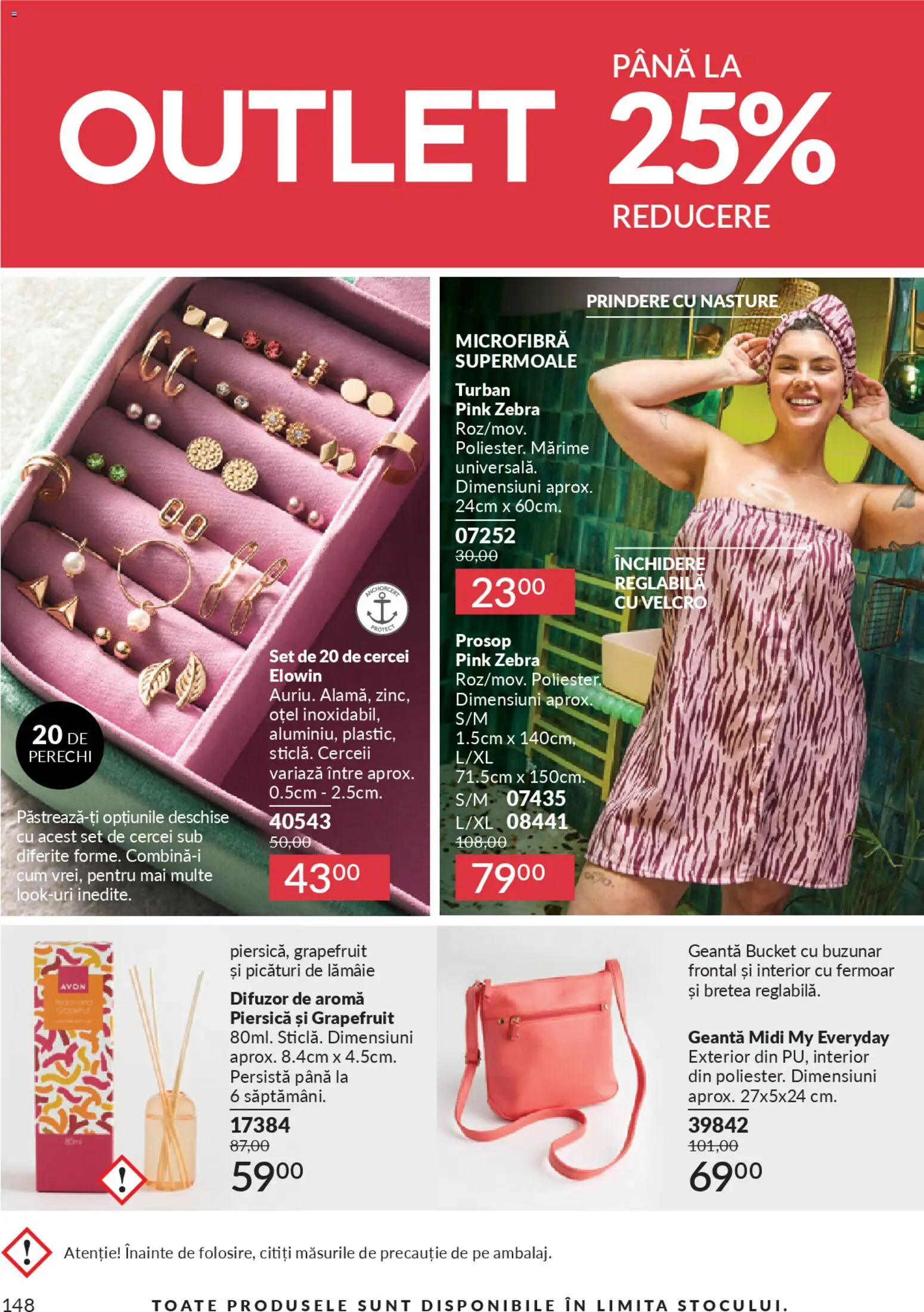 Catalog Avon 1 - 27 Februarie 2026 | Pagina 150 | Produse: Piersică, Difuzor, Geantă, Cercei