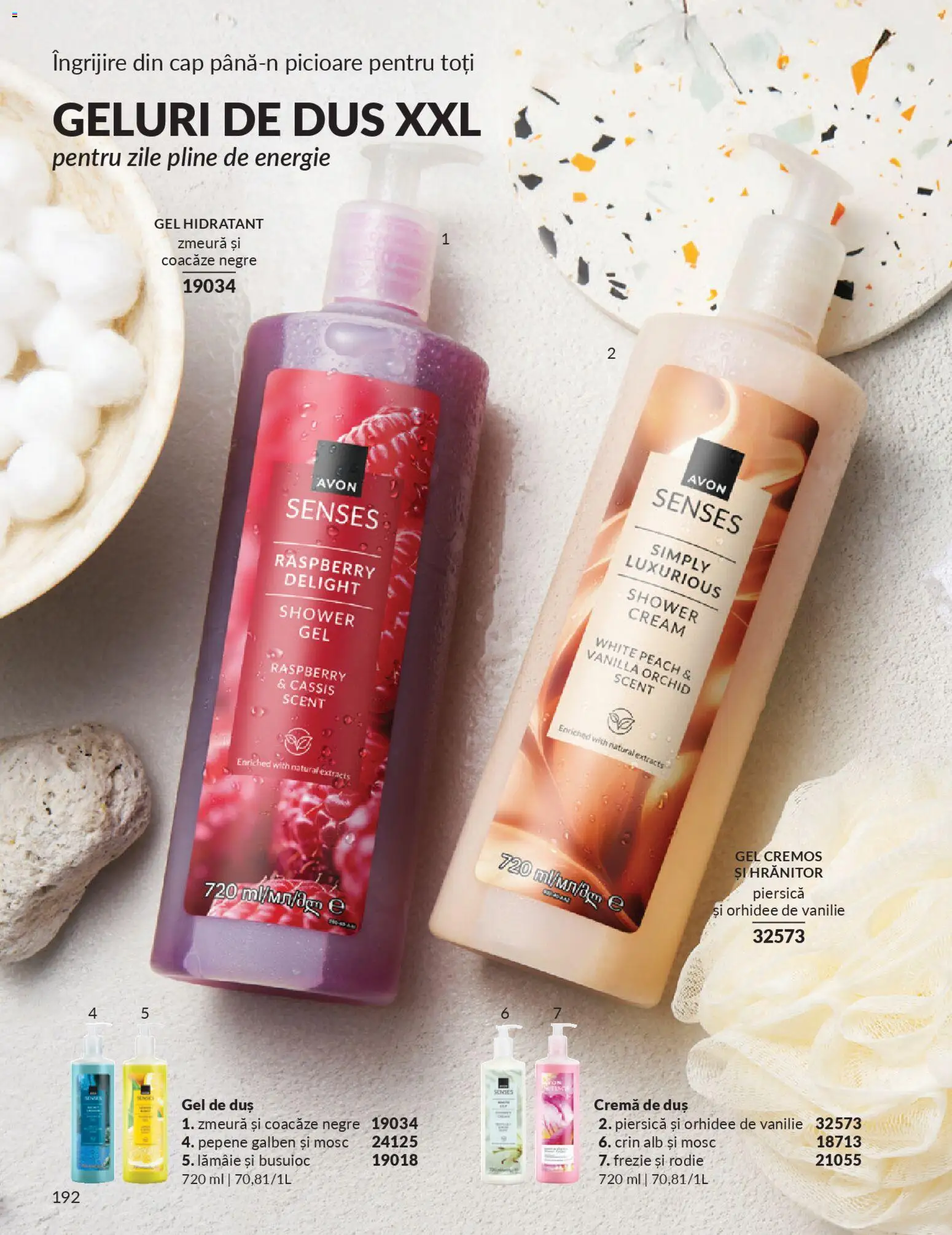 Catalog Avon 1 - 27 Februarie 2026 | Pagina 194 | Produse: Piersică, Orhidee, Cremă, Gel de duș
