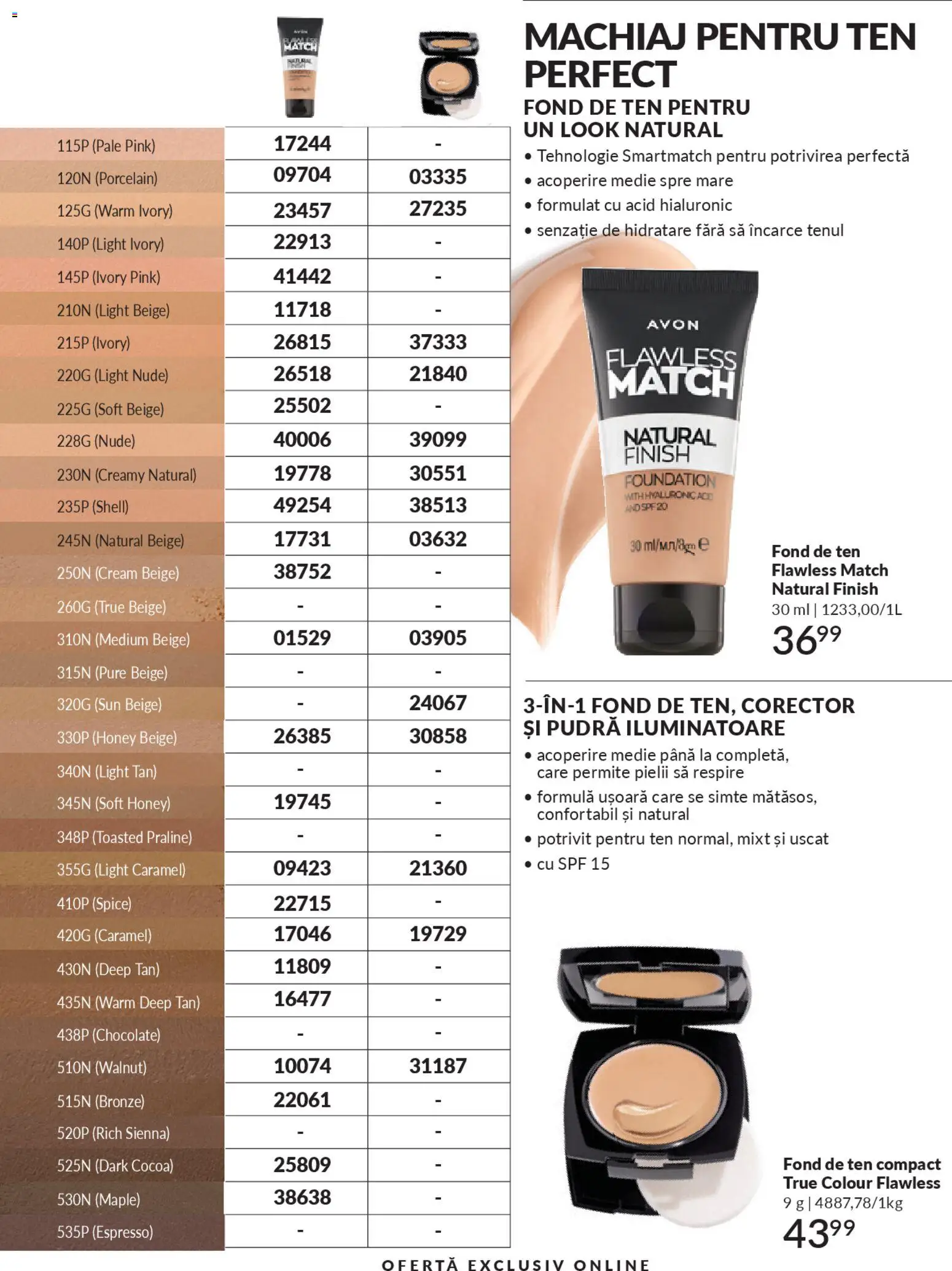 Catalog Avon 1 - 27 Februarie 2026 | Pagina 200 | Produse: Fond de ten, Machiaj, Pudră, Praline