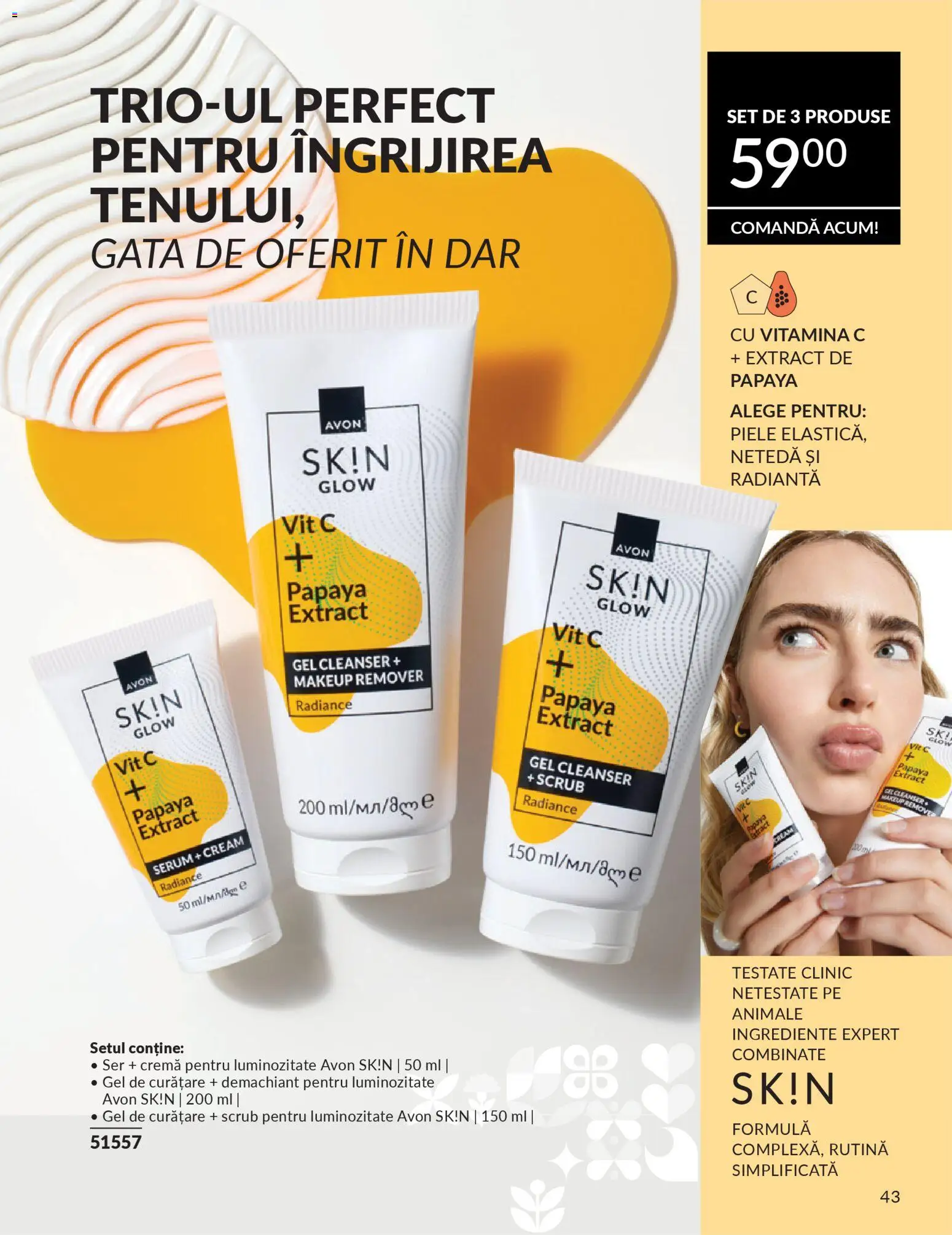 Catalog Avon 1 - 27 Februarie 2026 | Pagina 43 | Produse: Demachiant, Gel de curățare, Scrub, Cremă