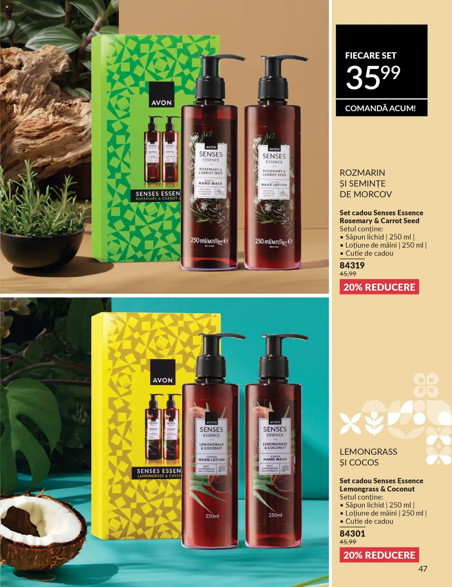 Catalog Avon 1 - 27 Februarie 2026 | Pagina 47 | Produse: Matériel de Street Workout, Cutie, Semințe, Săpun lichid