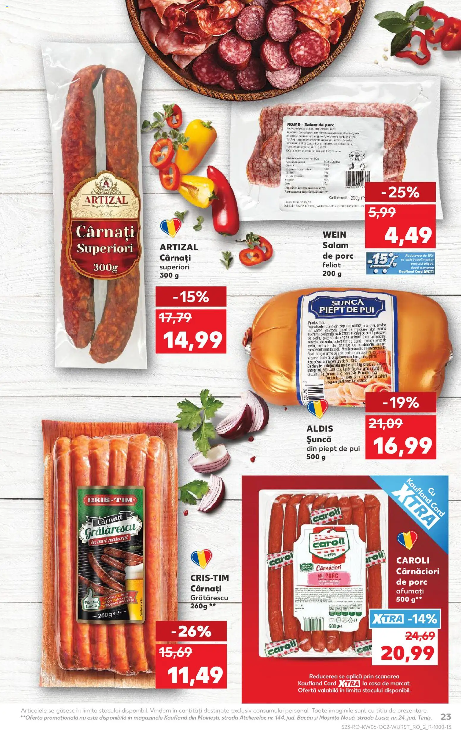 Catalog Kaufland 4 - 9 Februarie 2026 | Pagina 23 | Produse: Hacıyatmaz Kedi Oyuncağı, Salam, Sare, Cârnați