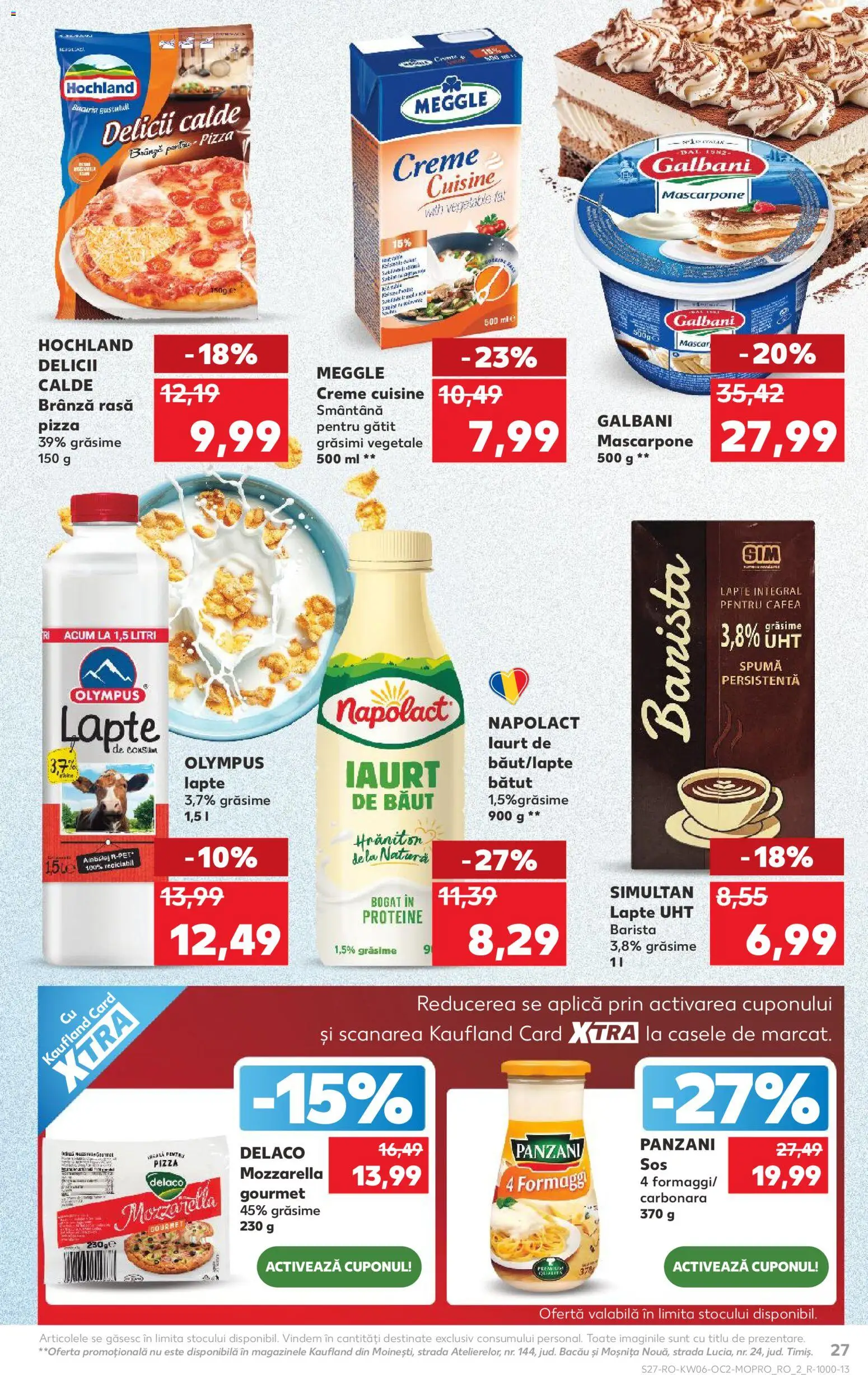 Catalog Kaufland 4 - 9 Februarie 2026 | Pagina 27 | Produse: Lapte, Iaurt, Cafea, Sos
