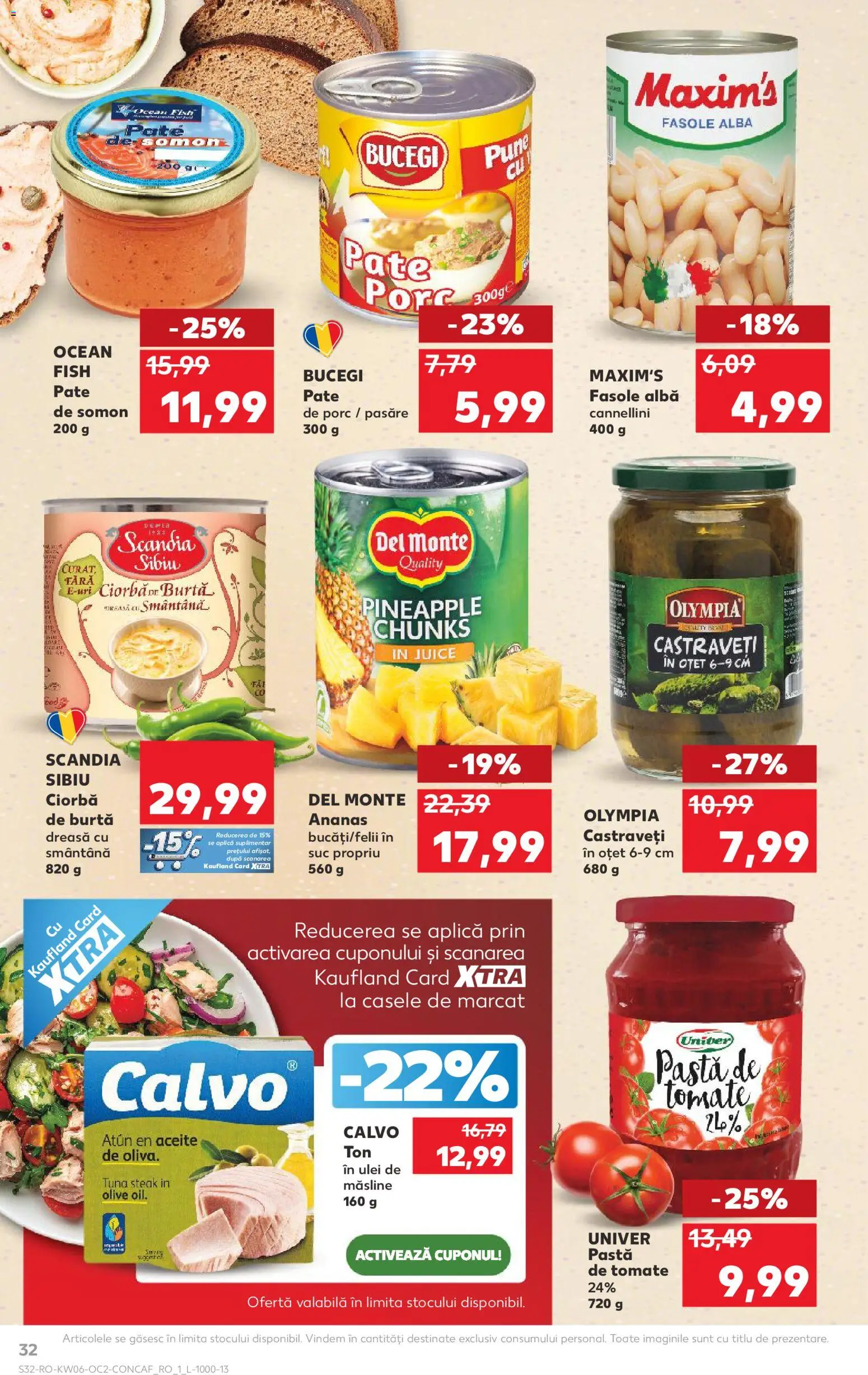 Catalog Kaufland 4 - 9 Februarie 2026 | Pagina 32 | Produse: Pastă de tomate, Suc, Castraveți, Fasole albă