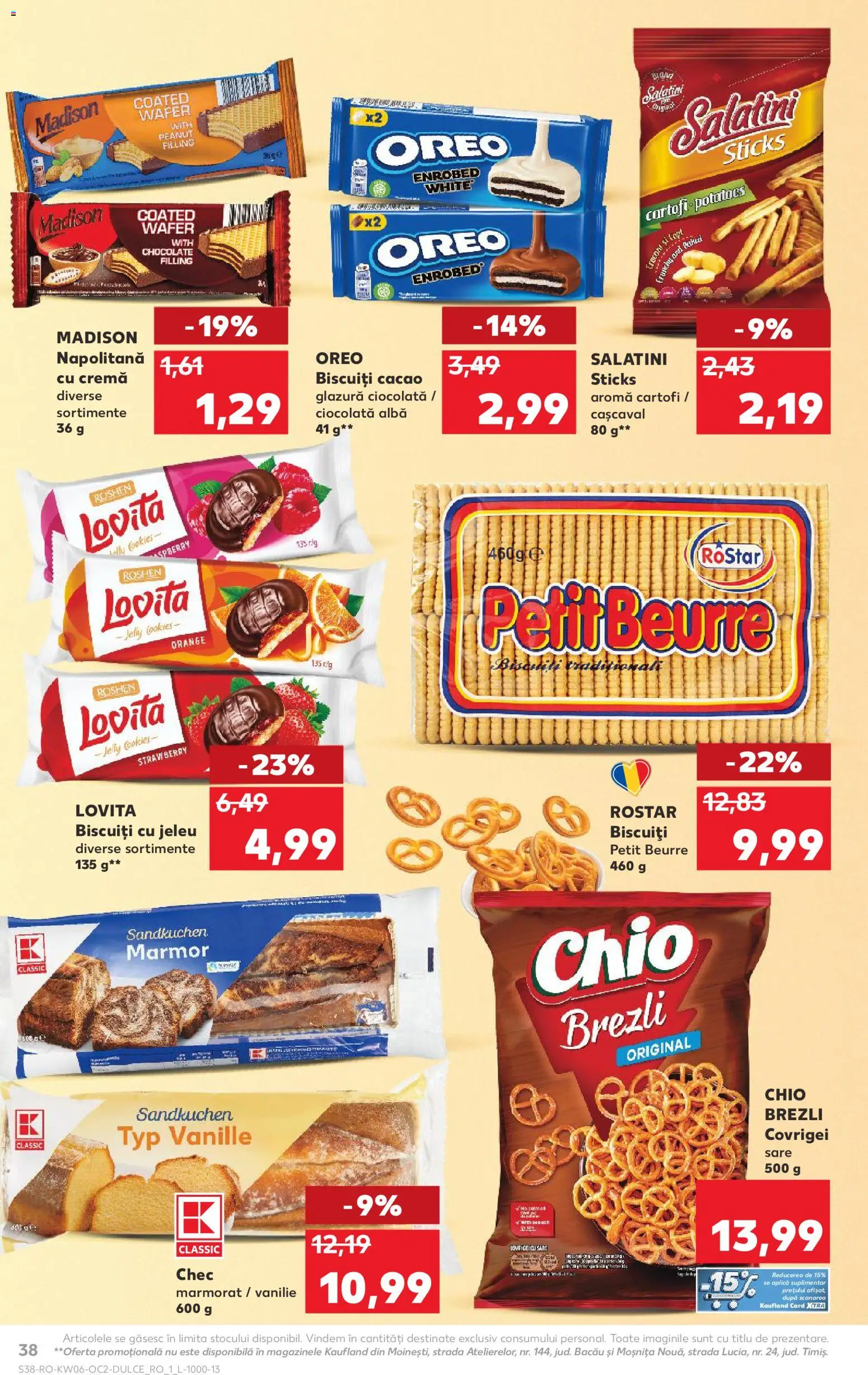 Catalog Kaufland 4 - 9 Februarie 2026 | Pagina 38 | Produse: Cașcaval, Covrigei, Cremă, Cartofi