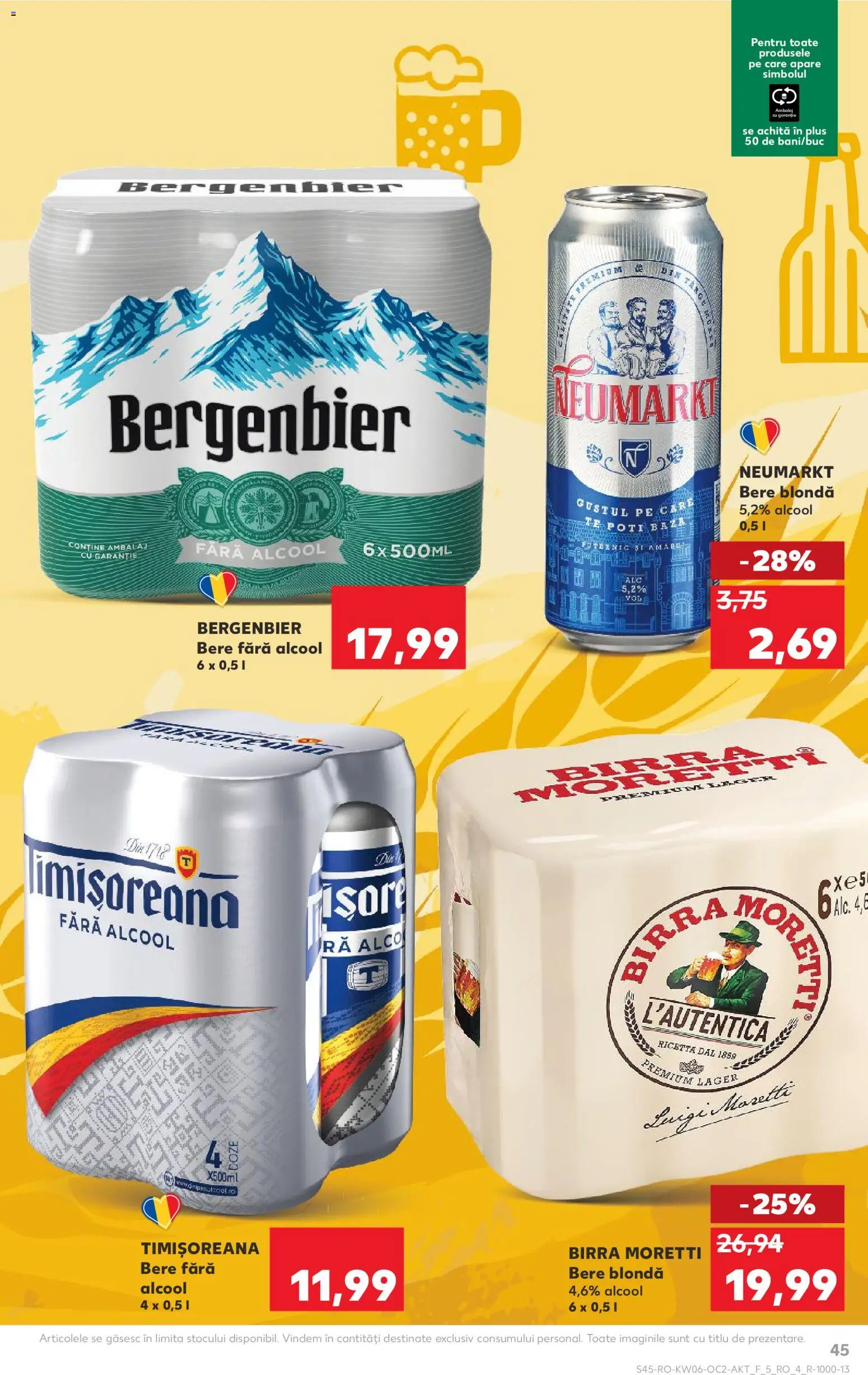 Catalog Kaufland 4 - 9 Februarie 2026 | Pagina 45 | Produse: Bere, Plastik Kulübe