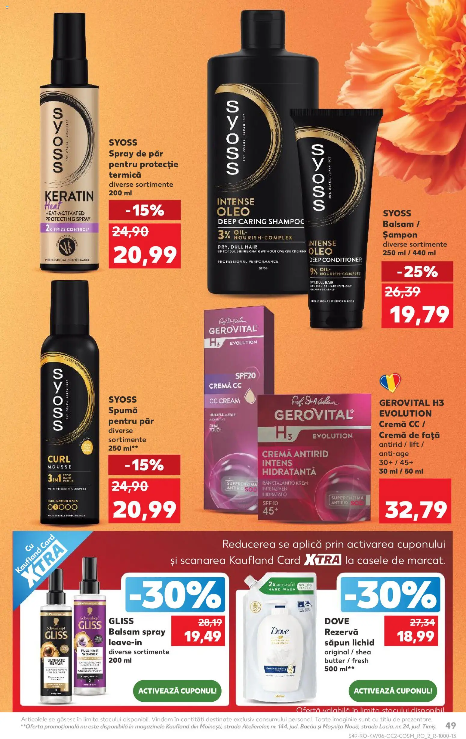 Catalog Kaufland 4 - 9 Februarie 2026 | Pagina 49 | Produse: Delgeç, Cc cream, Spray de păr, Cremă