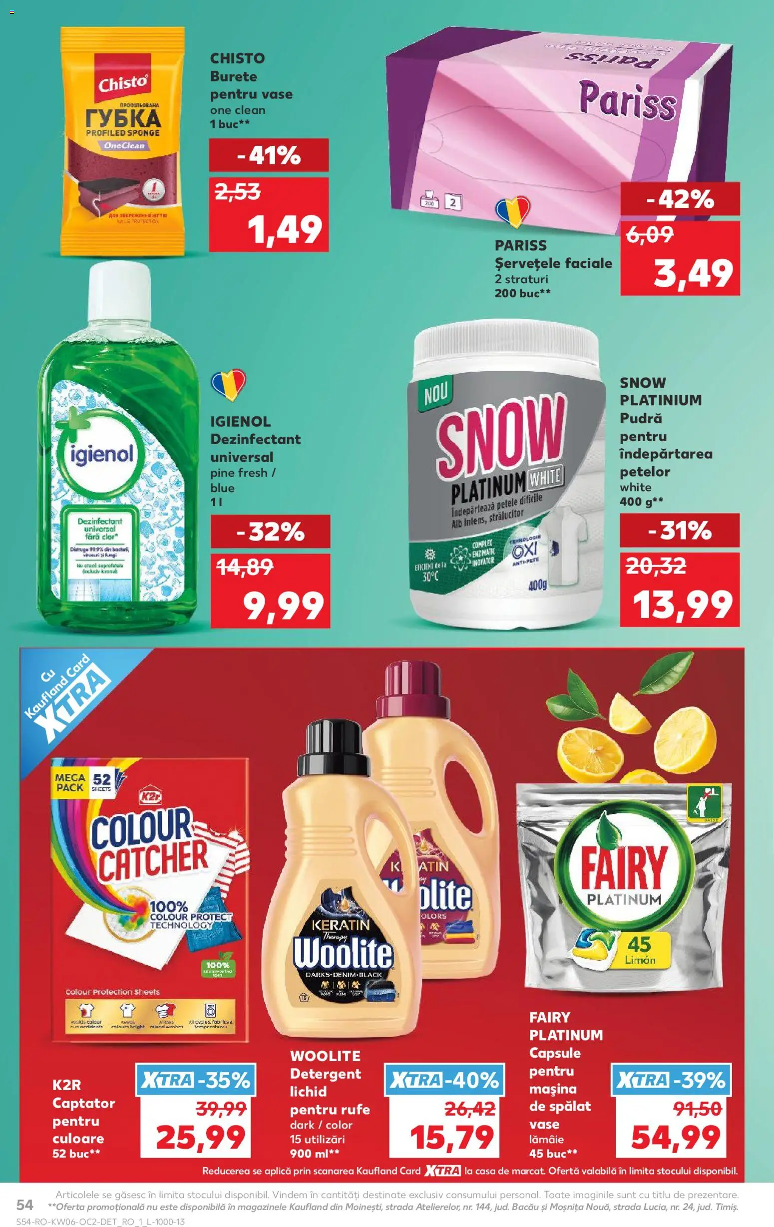 Catalog Kaufland 4 - 9 Februarie 2026 | Pagina 54 | Produse: Pomelo, Mașină De Spălat, Burete, Detergent