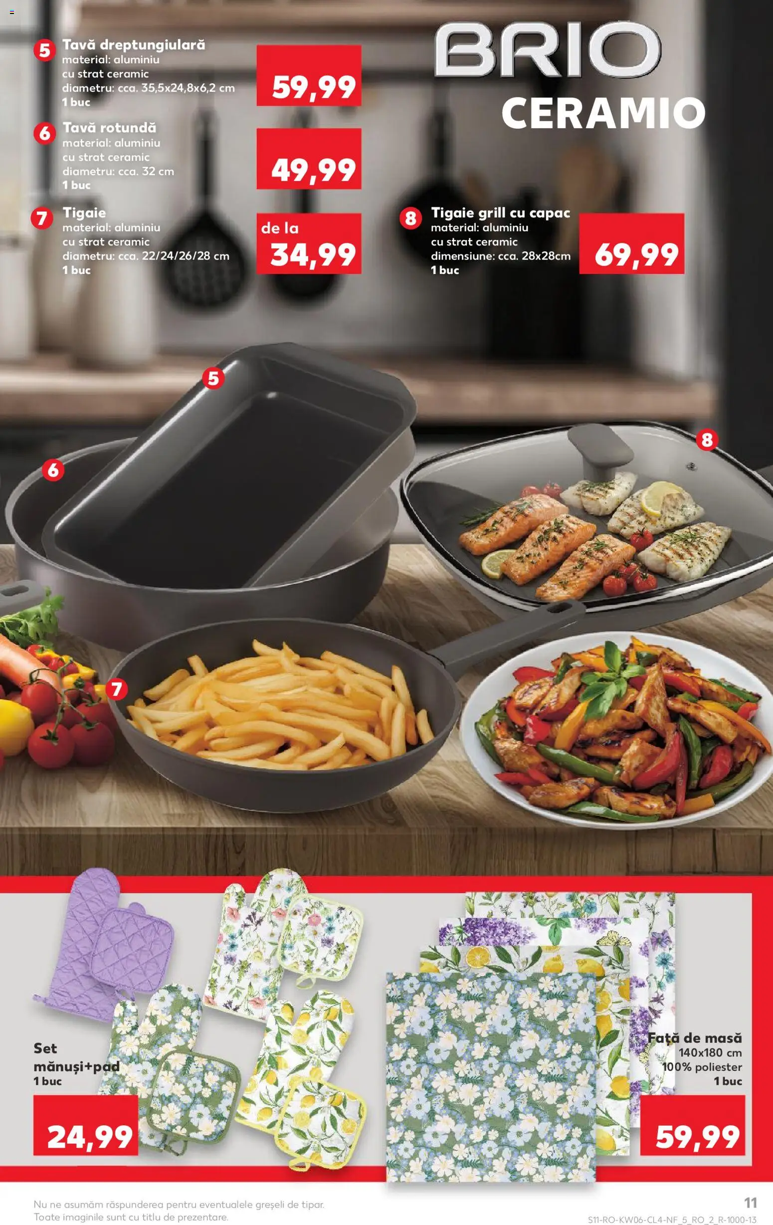 Catalog Kaufland 4 - 9 Februarie 2026 | Pagina 11 | Produse: Tigaie, Grill, Față de masă, Masă