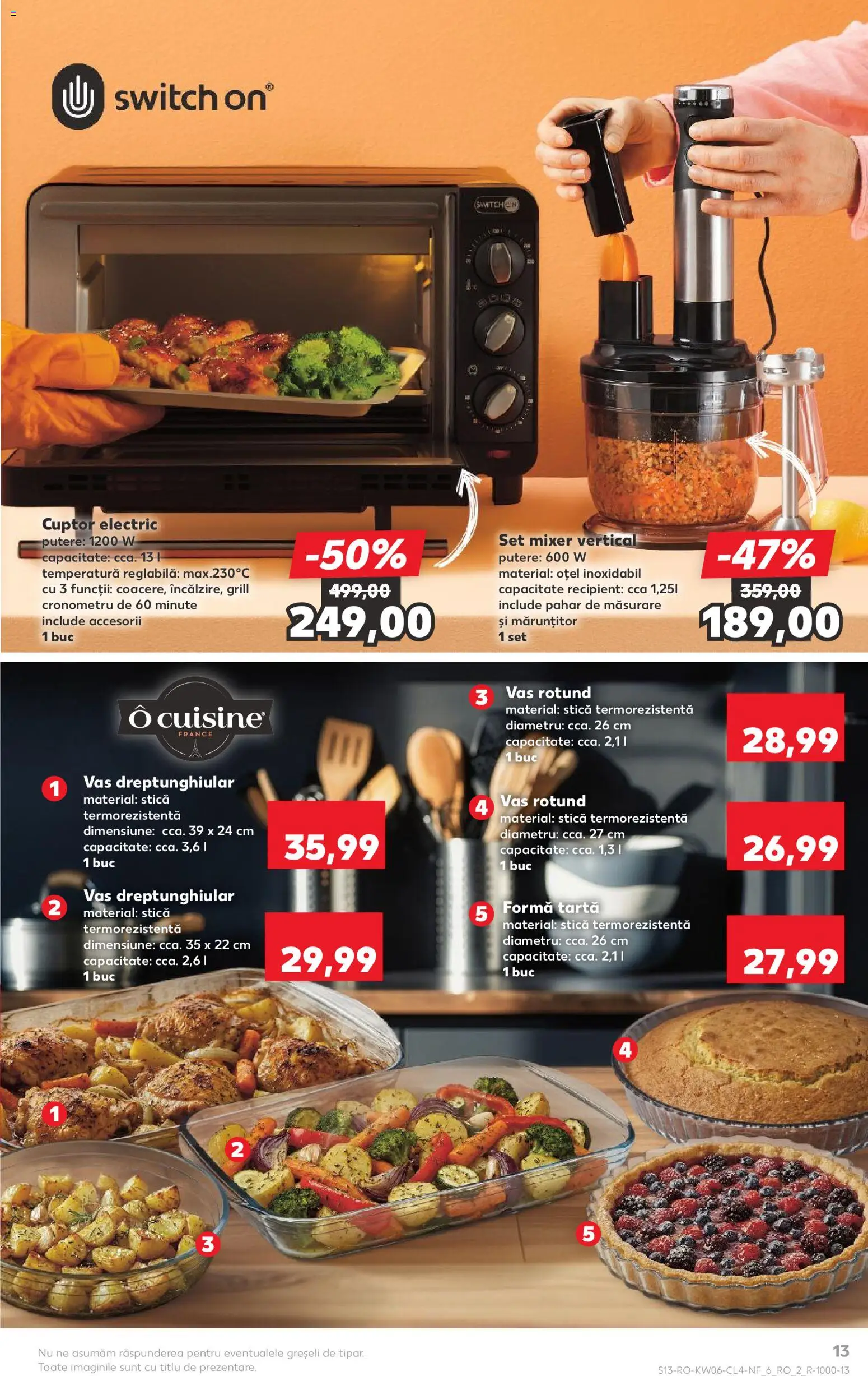 Catalog Kaufland 4 - 9 Februarie 2026 | Pagina 13 | Produse: Blender, Cuptor, Grill, Mixer