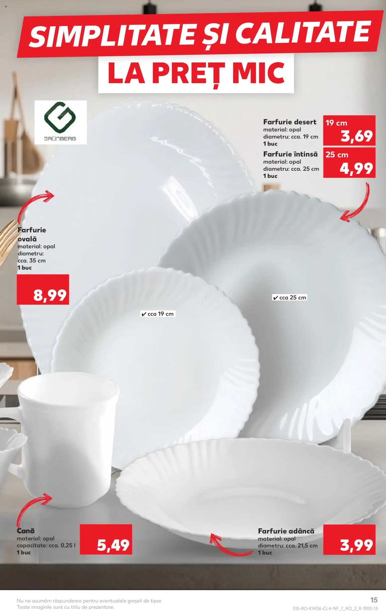 Catalog Kaufland 4 - 9 Februarie 2026 | Pagina 15 | Produse: Farfurie