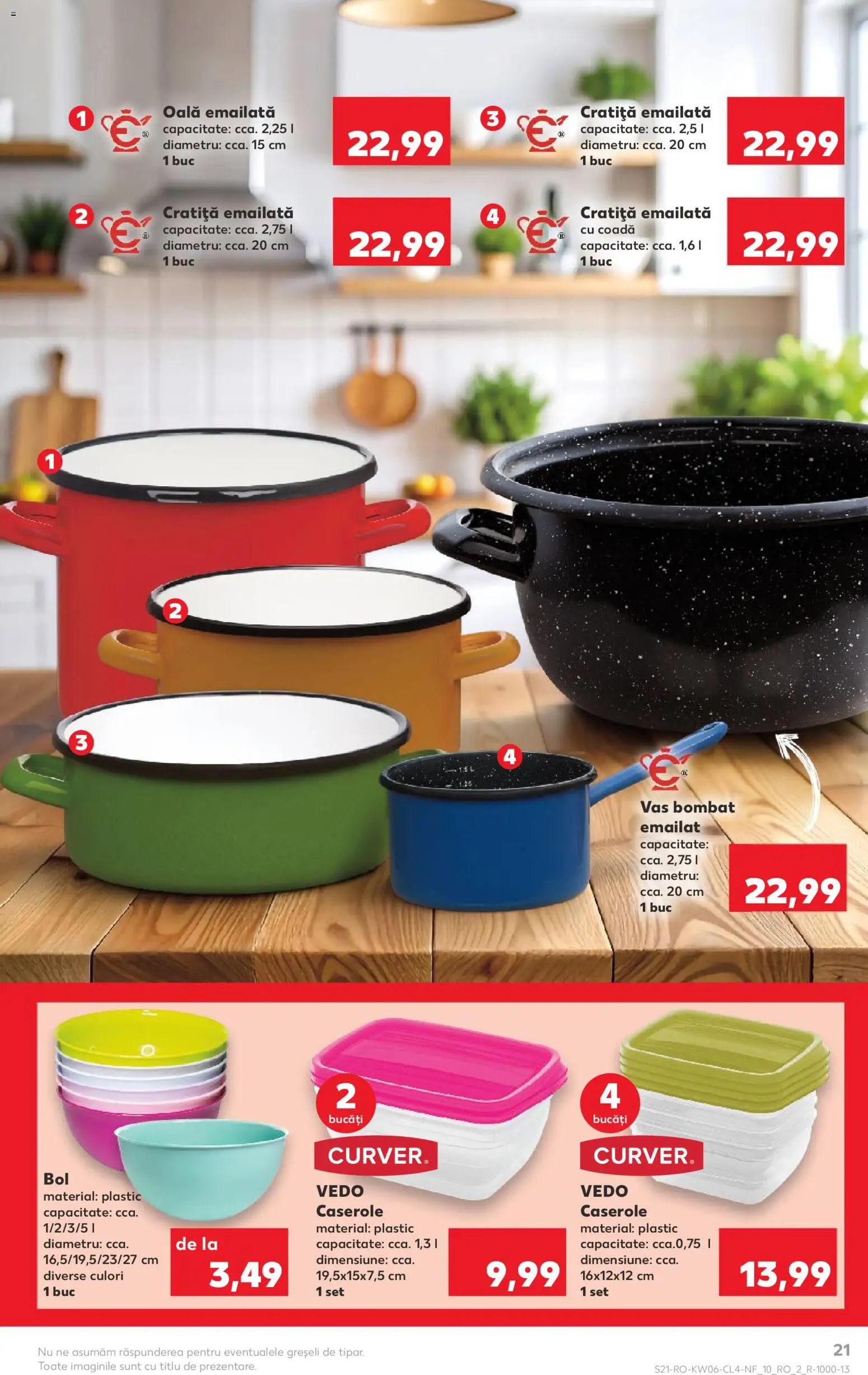 Catalog Kaufland 4 - 9 Februarie 2026 | Pagina 21 | Produse: Cratiță, Caserole, Oală, Bol