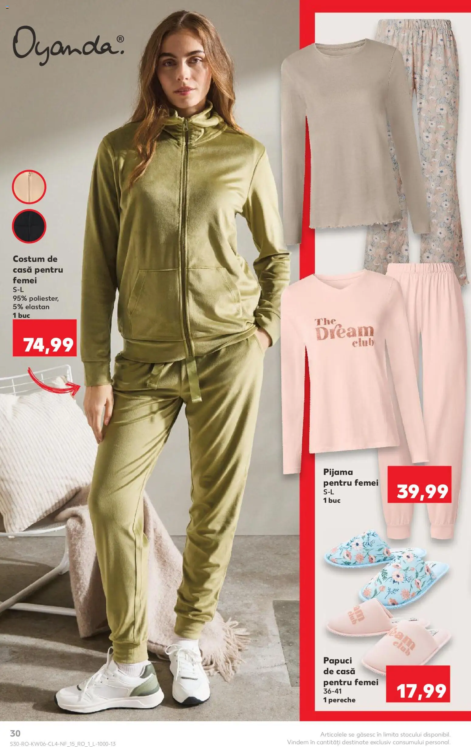 Catalog Kaufland 4 - 9 Februarie 2026 | Pagina 30 | Produse: Costum, Papuci