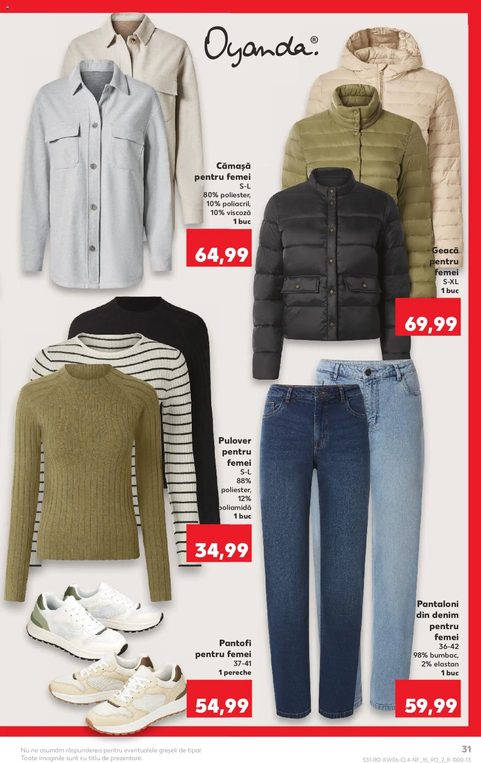 Catalog Kaufland 4 - 9 Februarie 2026 | Pagina 31 | Produse: Pantofi, Pulover, Geacă, Pantaloni