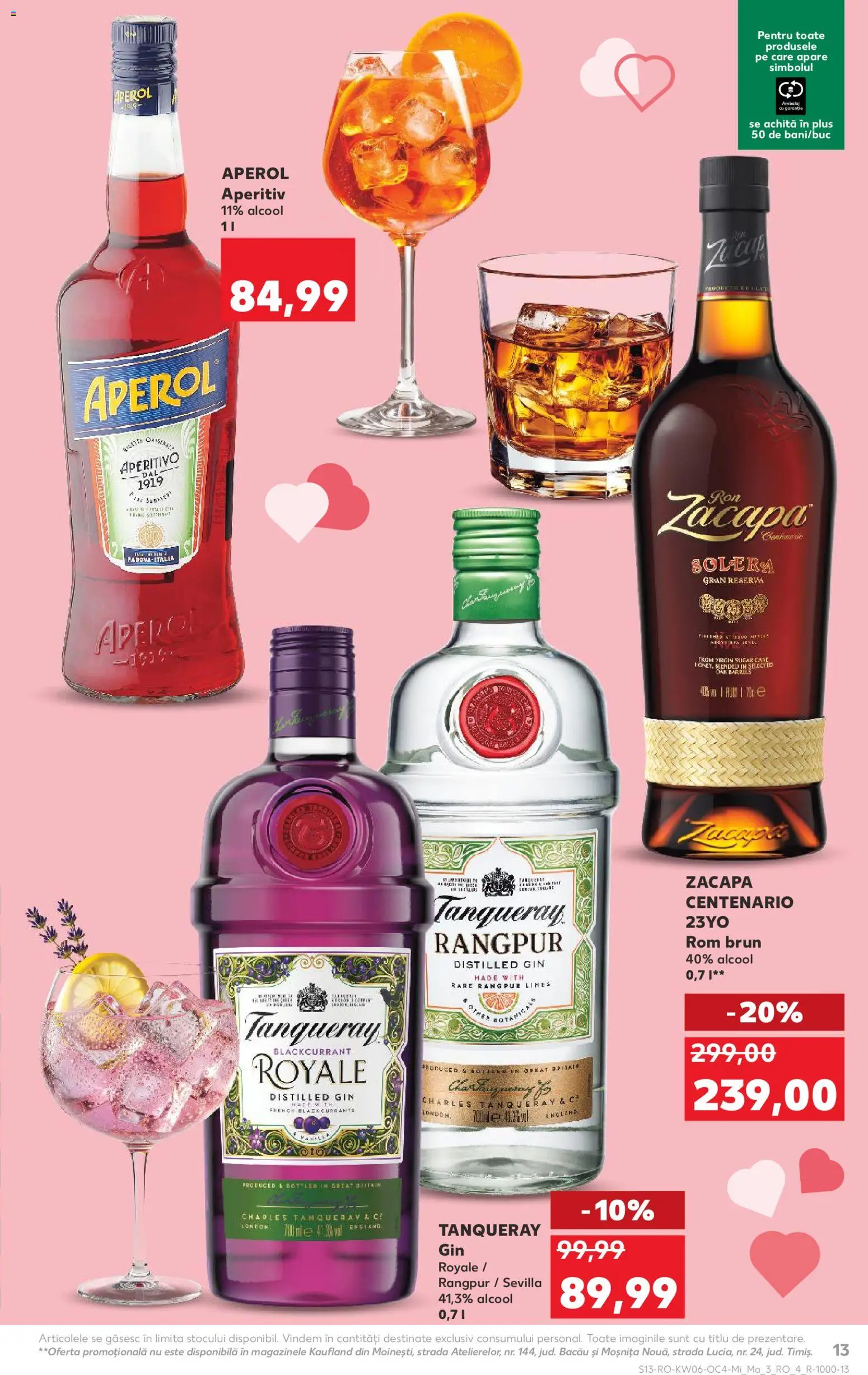 Catalog Kaufland 4 - 16 Februarie 2026 | Pagina 13 | Produse: Rom, Gin, Aperol