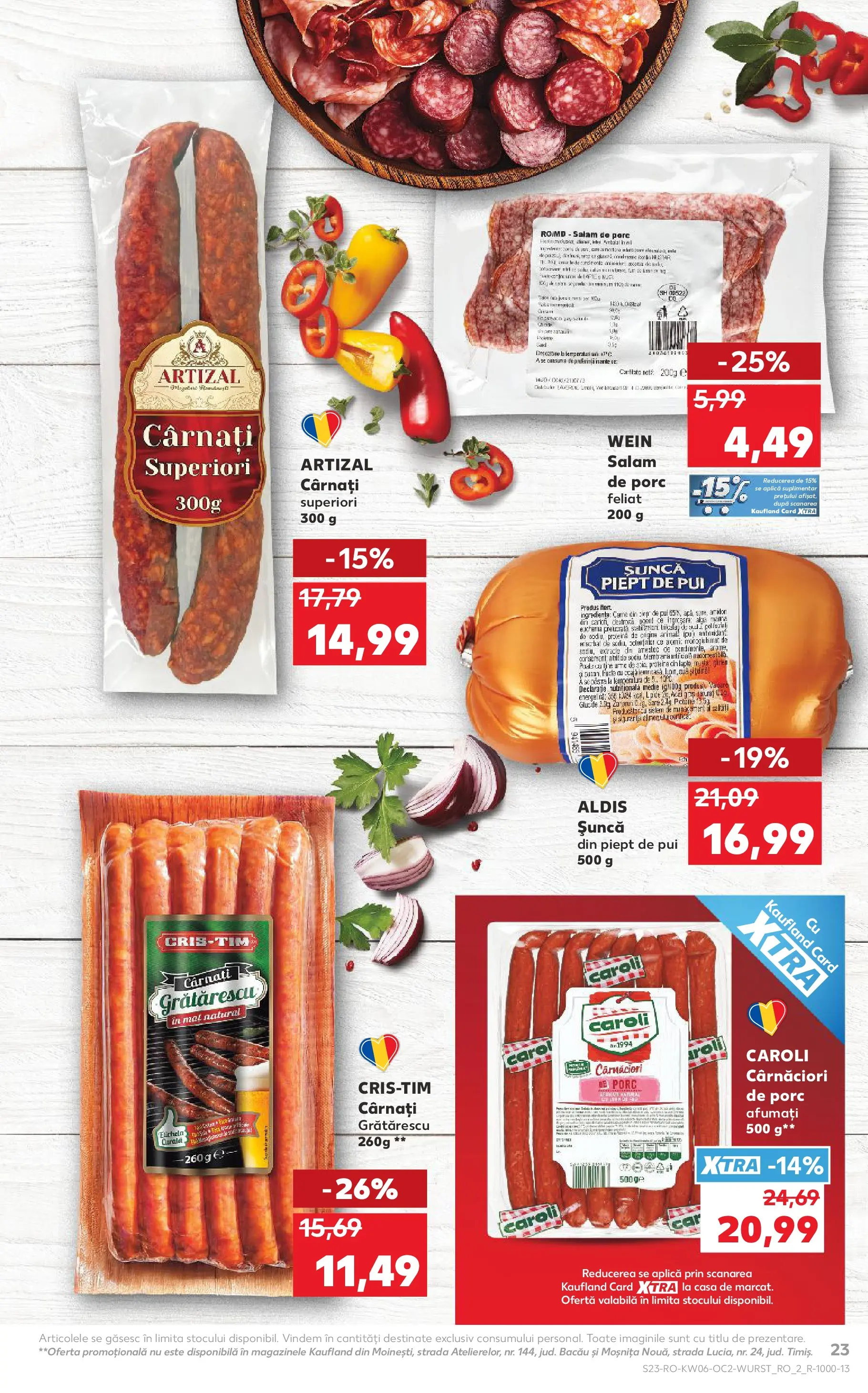 Catalog Kaufland 4 - 9 Februarie 2026 | Pagina 23 | Produse: Hacıyatmaz Kedi Oyuncağı, Salam, Sare, Cârnați