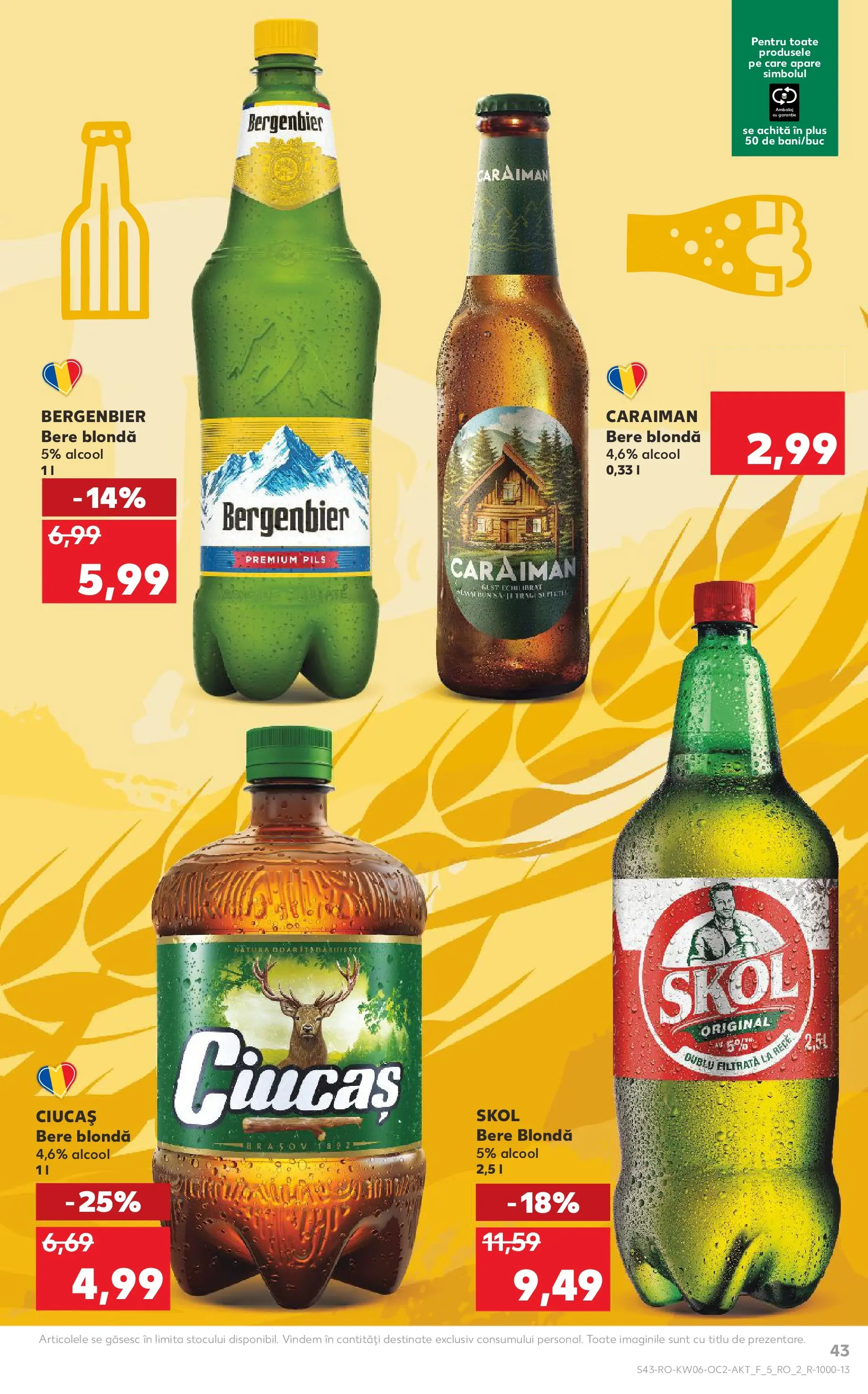 Catalog Kaufland 4 - 9 Februarie 2026 | Pagina 43 | Produse: Bere, Plastik Kulübe