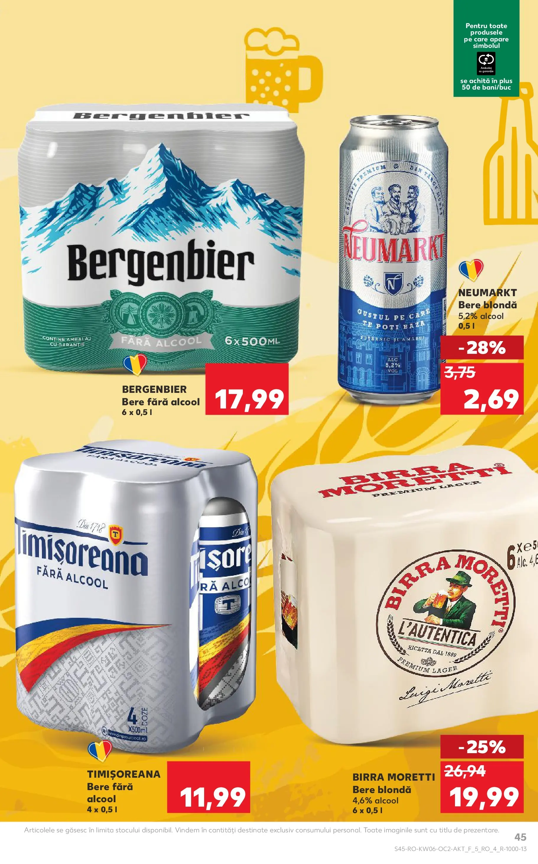 Catalog Kaufland 4 - 9 Februarie 2026 | Pagina 45 | Produse: Bere, Plastik Kulübe