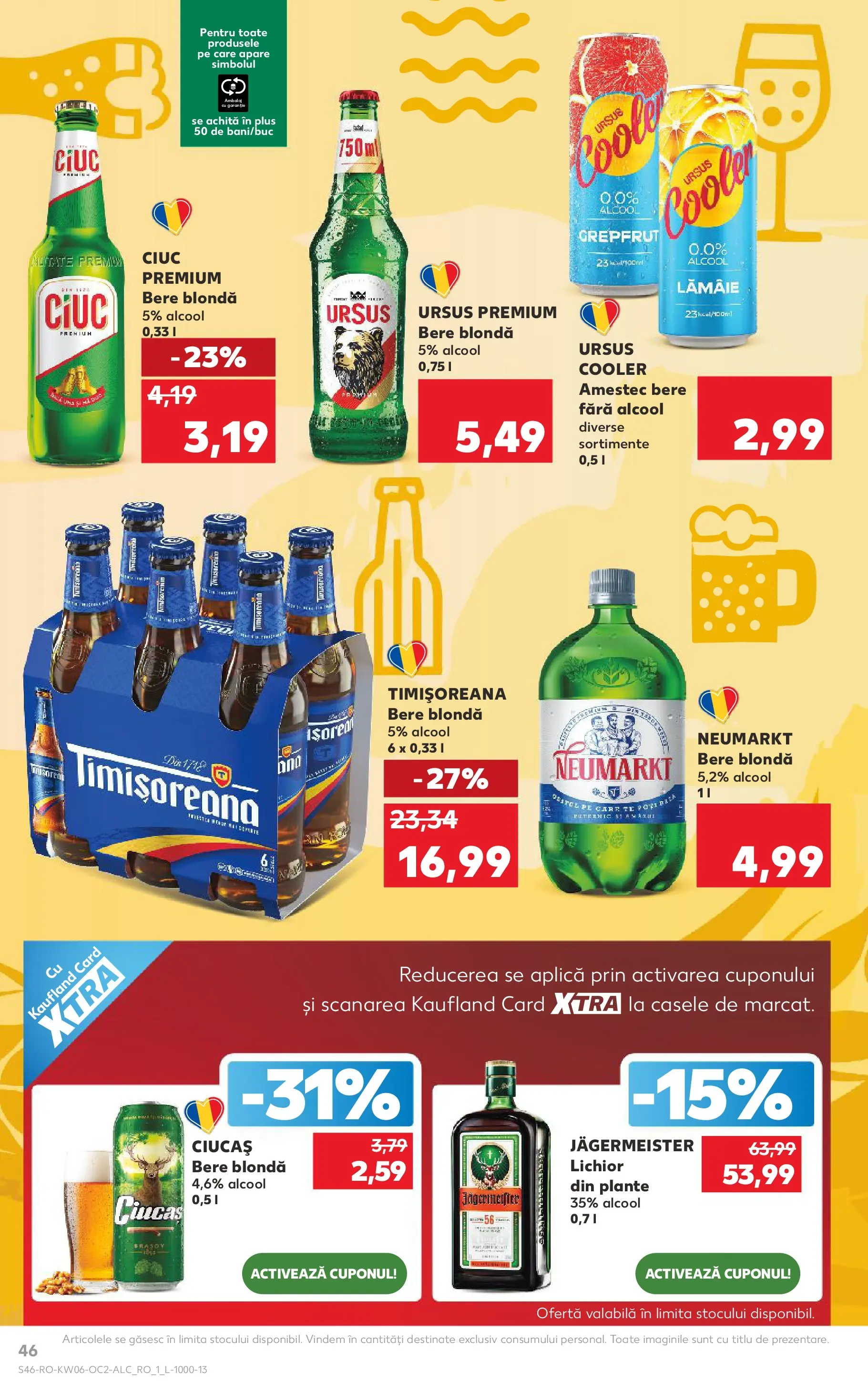 Catalog Kaufland 4 - 9 Februarie 2026 | Pagina 46 | Produse: Lichior, Bere, Grepfrut, Lămâie
